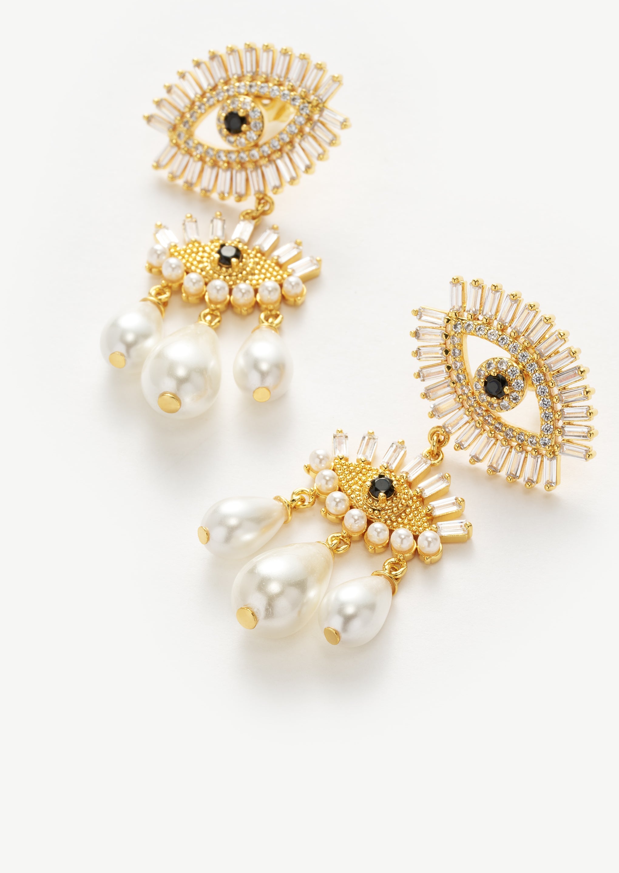 Evil Eye Charm Earrings