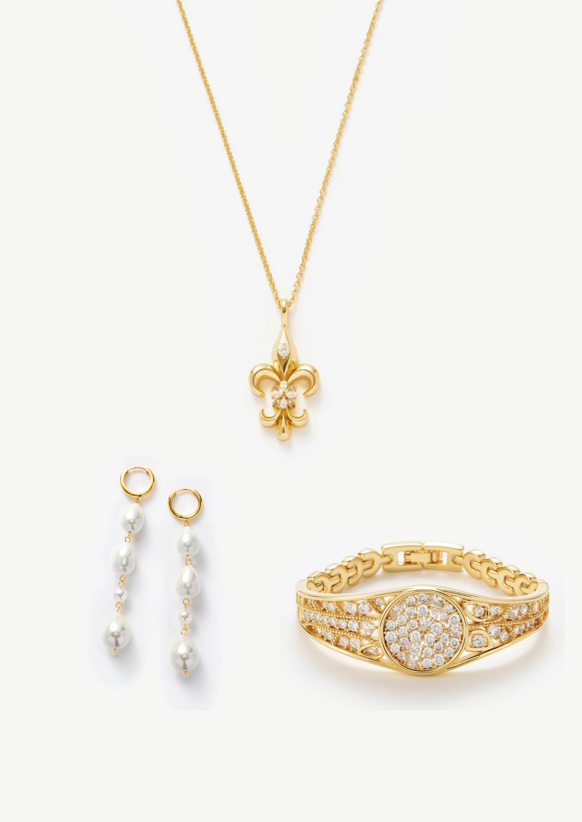 Vintage Pearl Garden Set