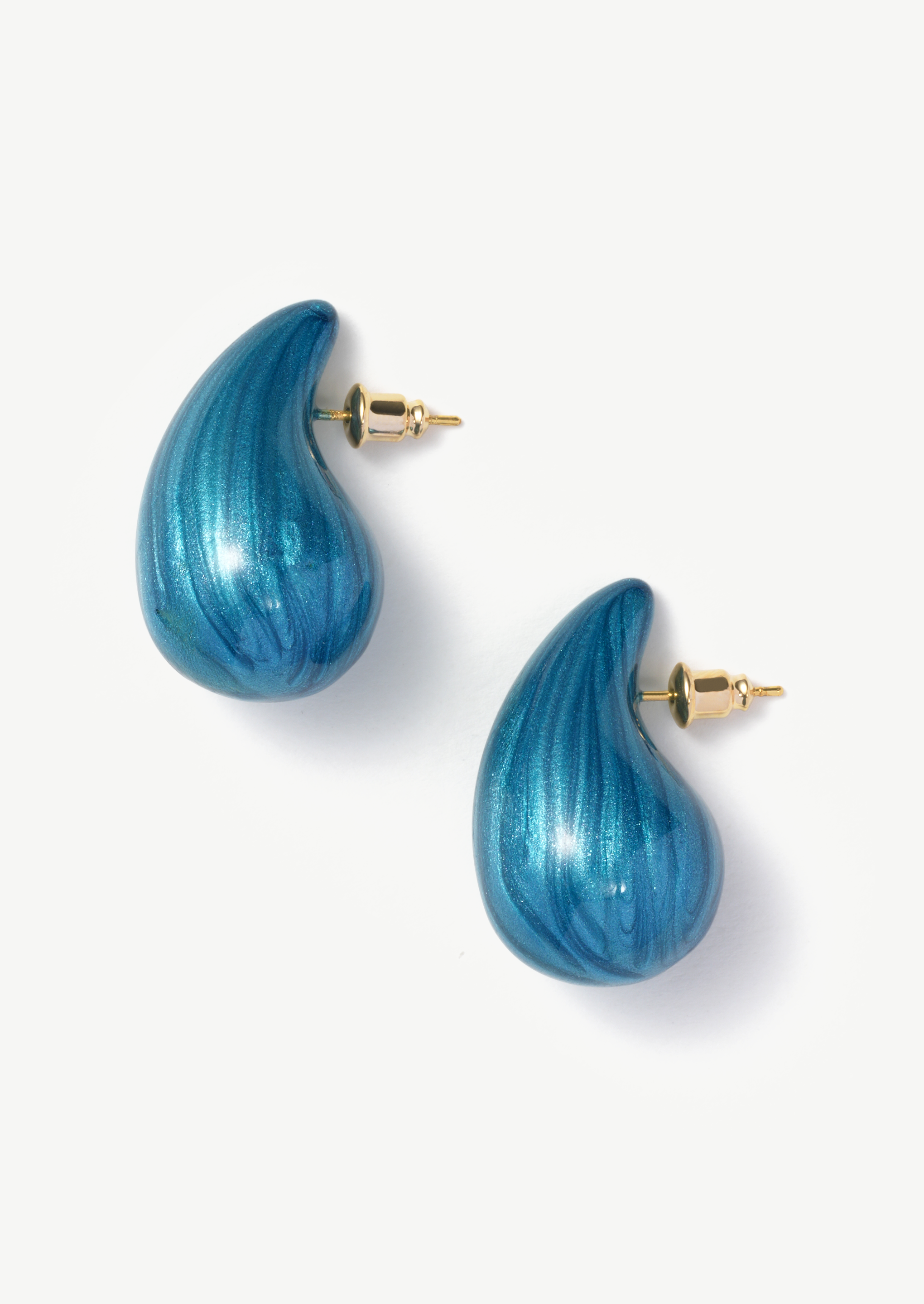 Drip Enamel Stud Earrings