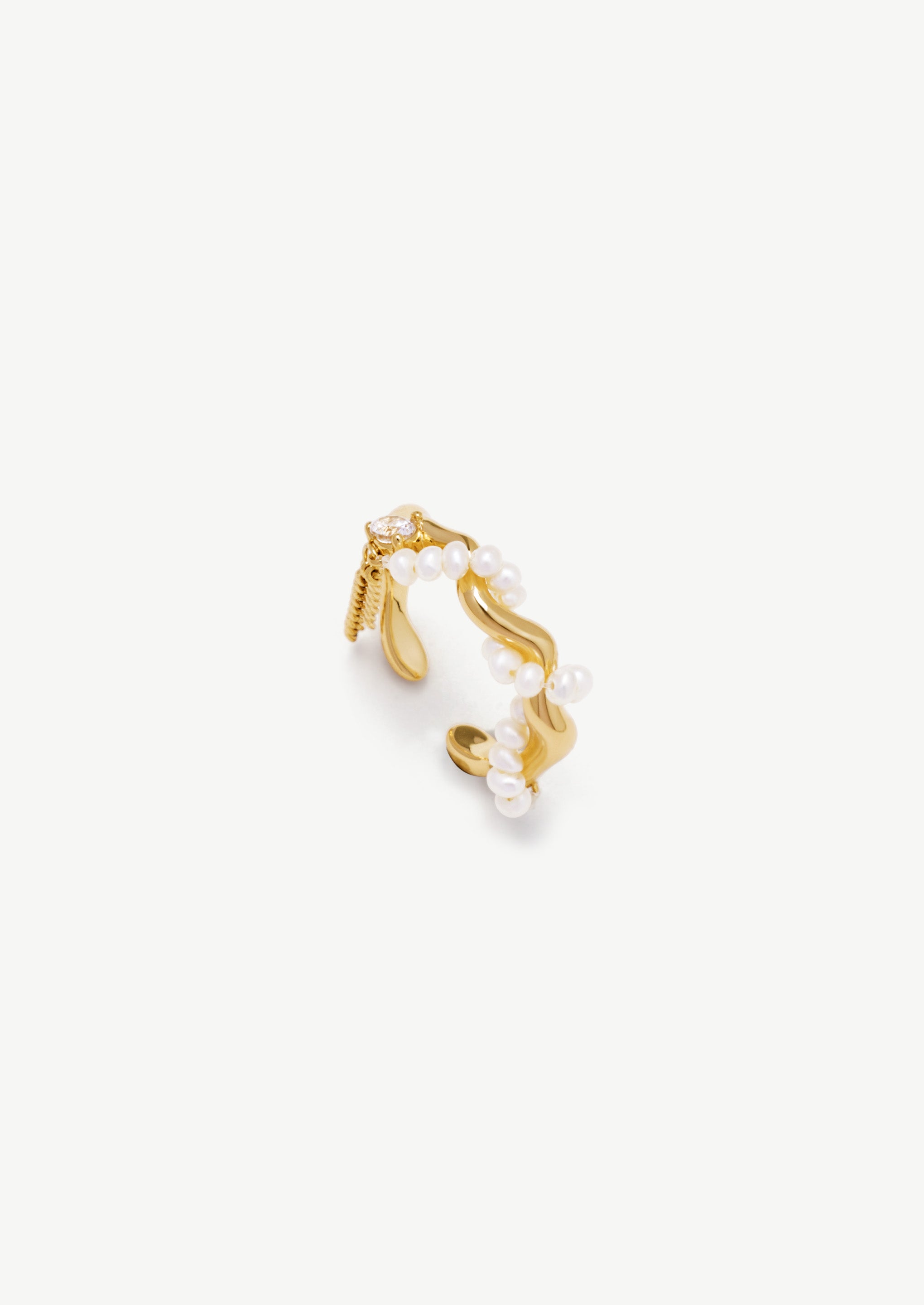 Pearl Wave Ring