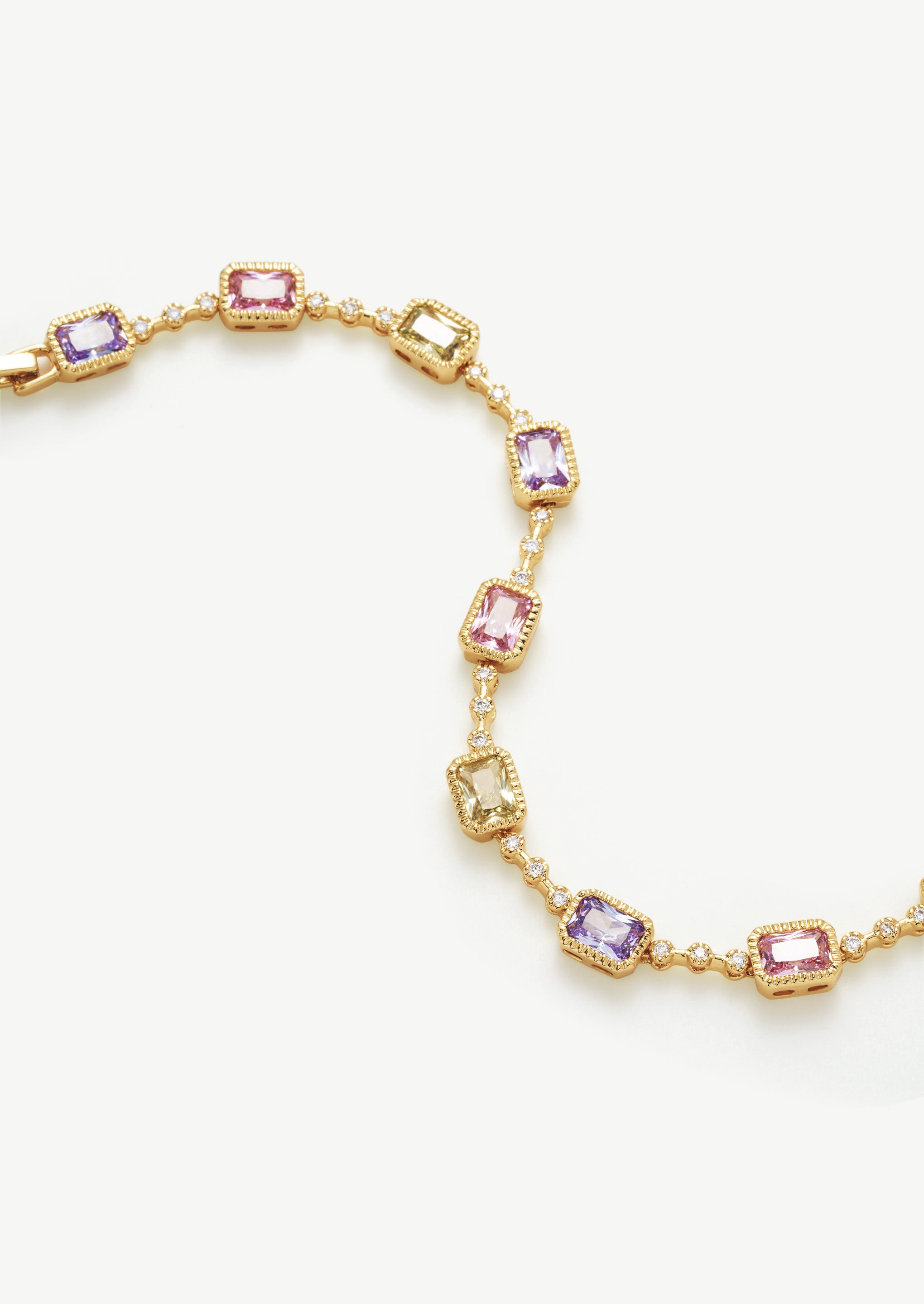 Colored Gemstone Bracelet