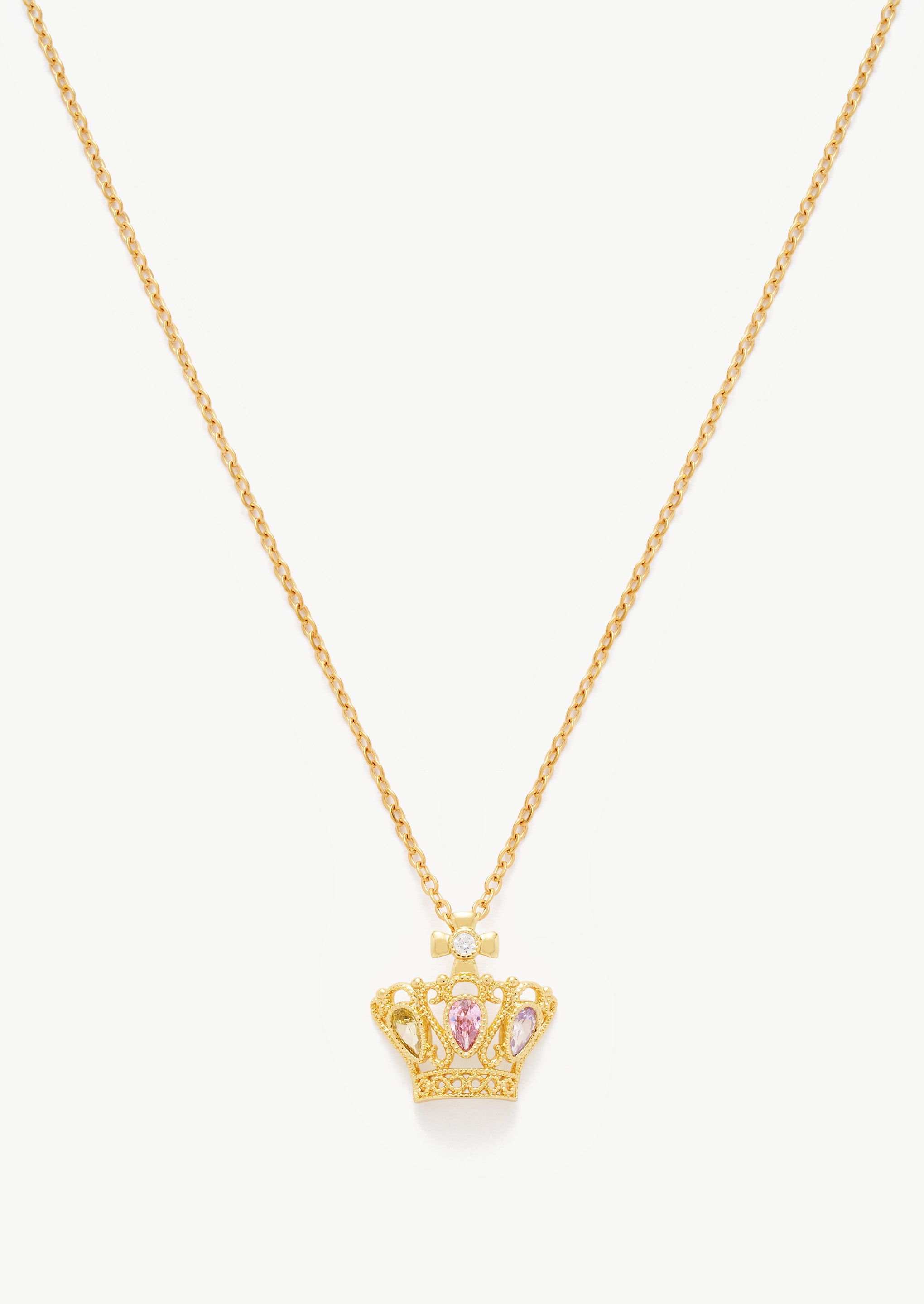 Crown Pendant Necklace