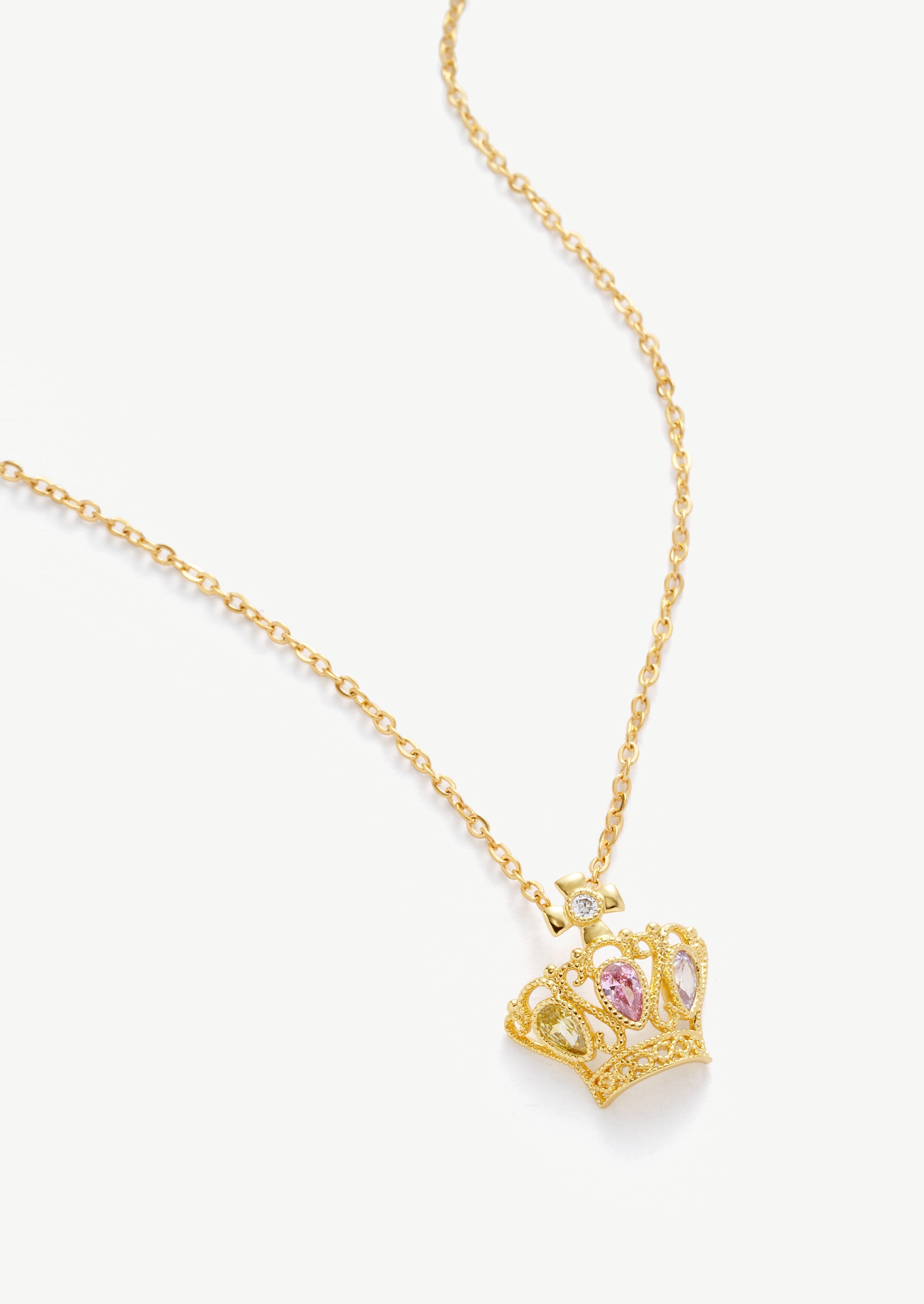 Crown Pendant Necklace