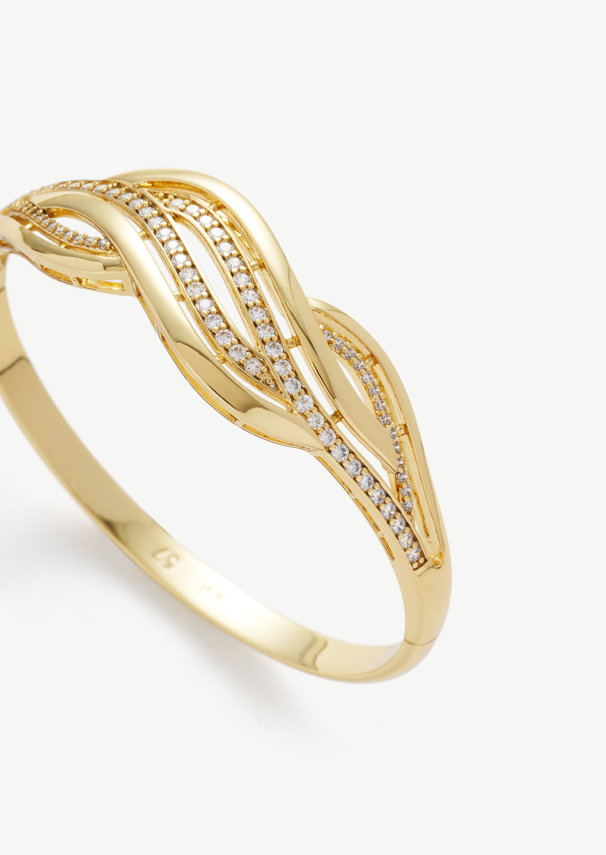 Wave Bangle Bracelet