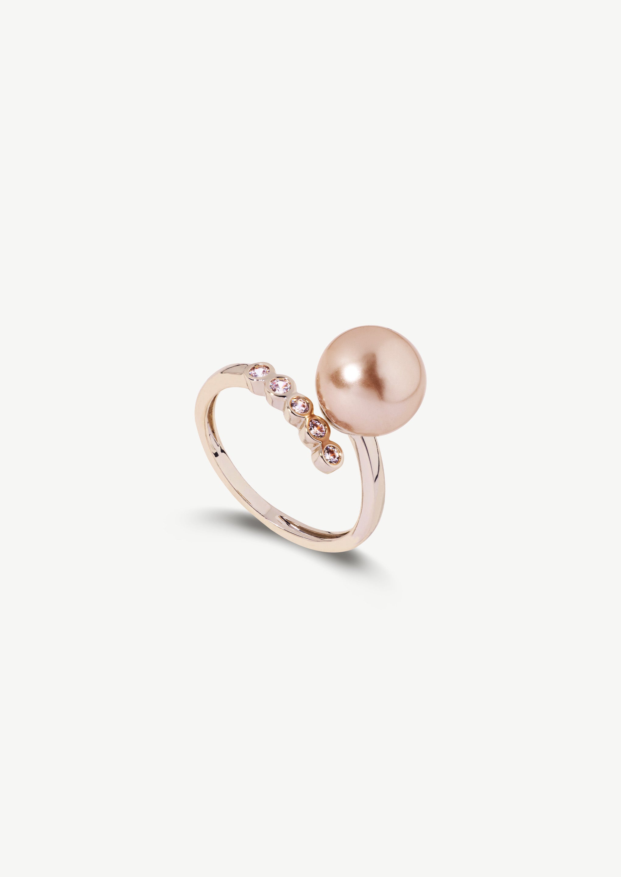 Pave Pearl Ring