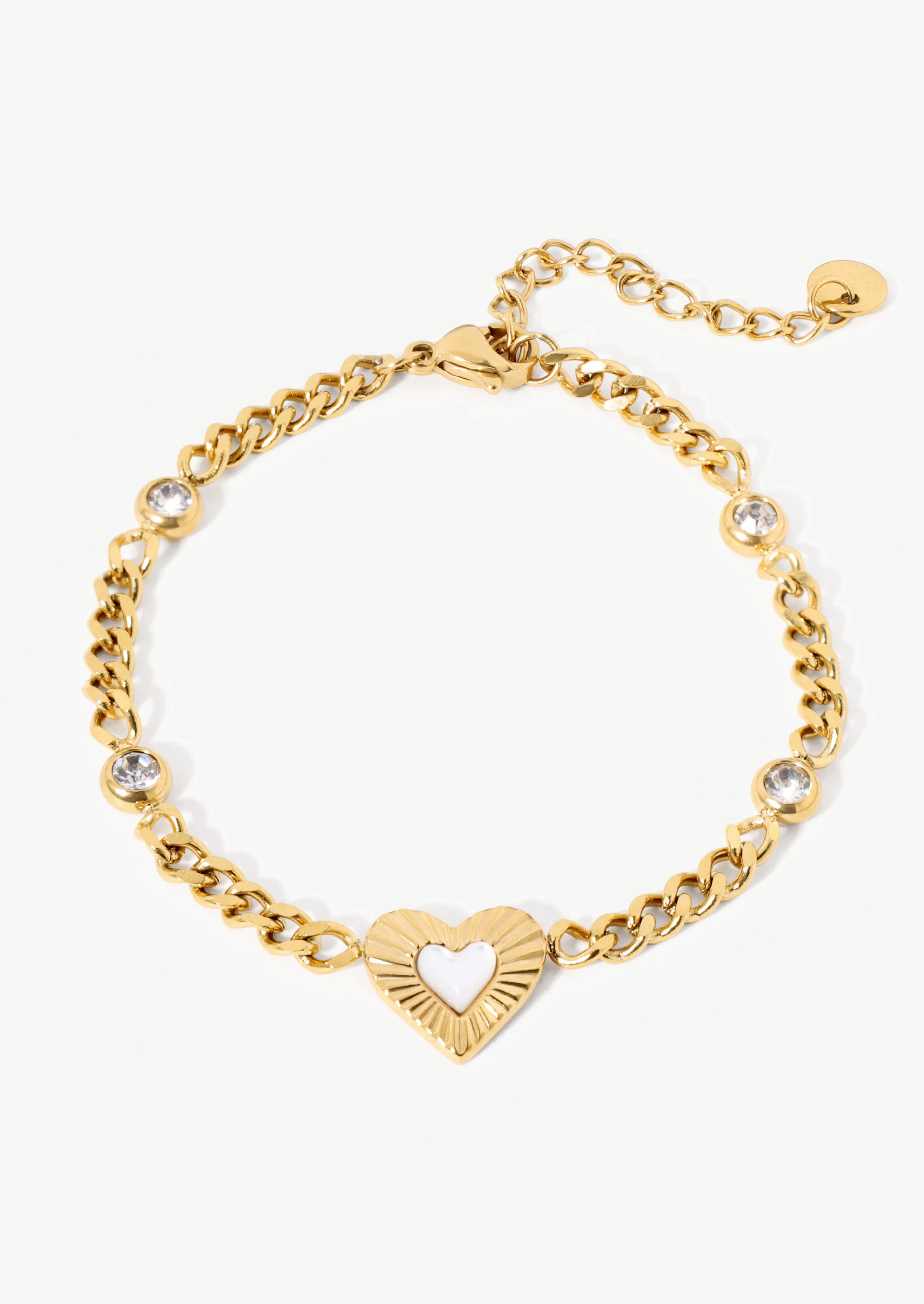 Heart Charm Bracelet