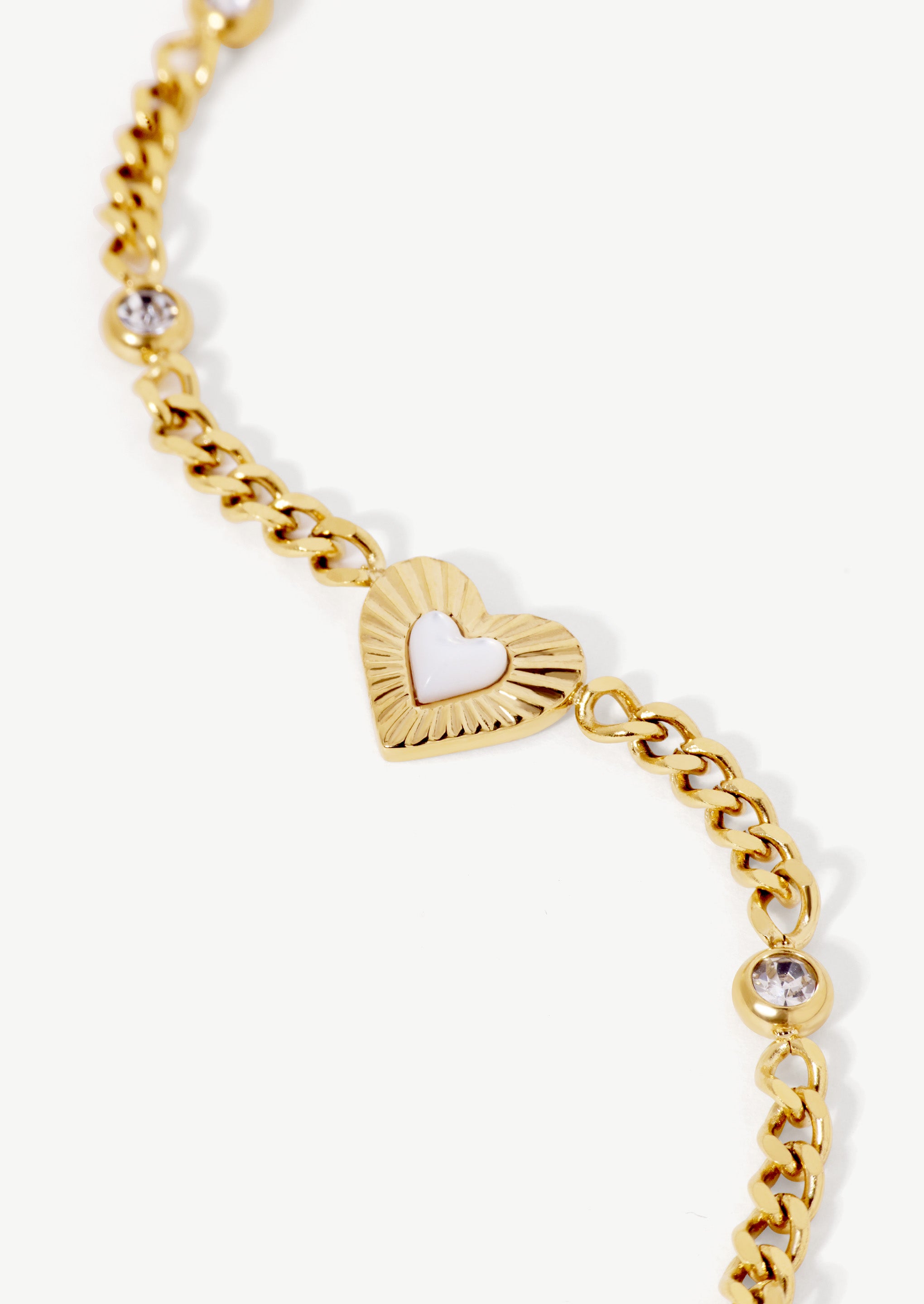 Heart Charm Bracelet