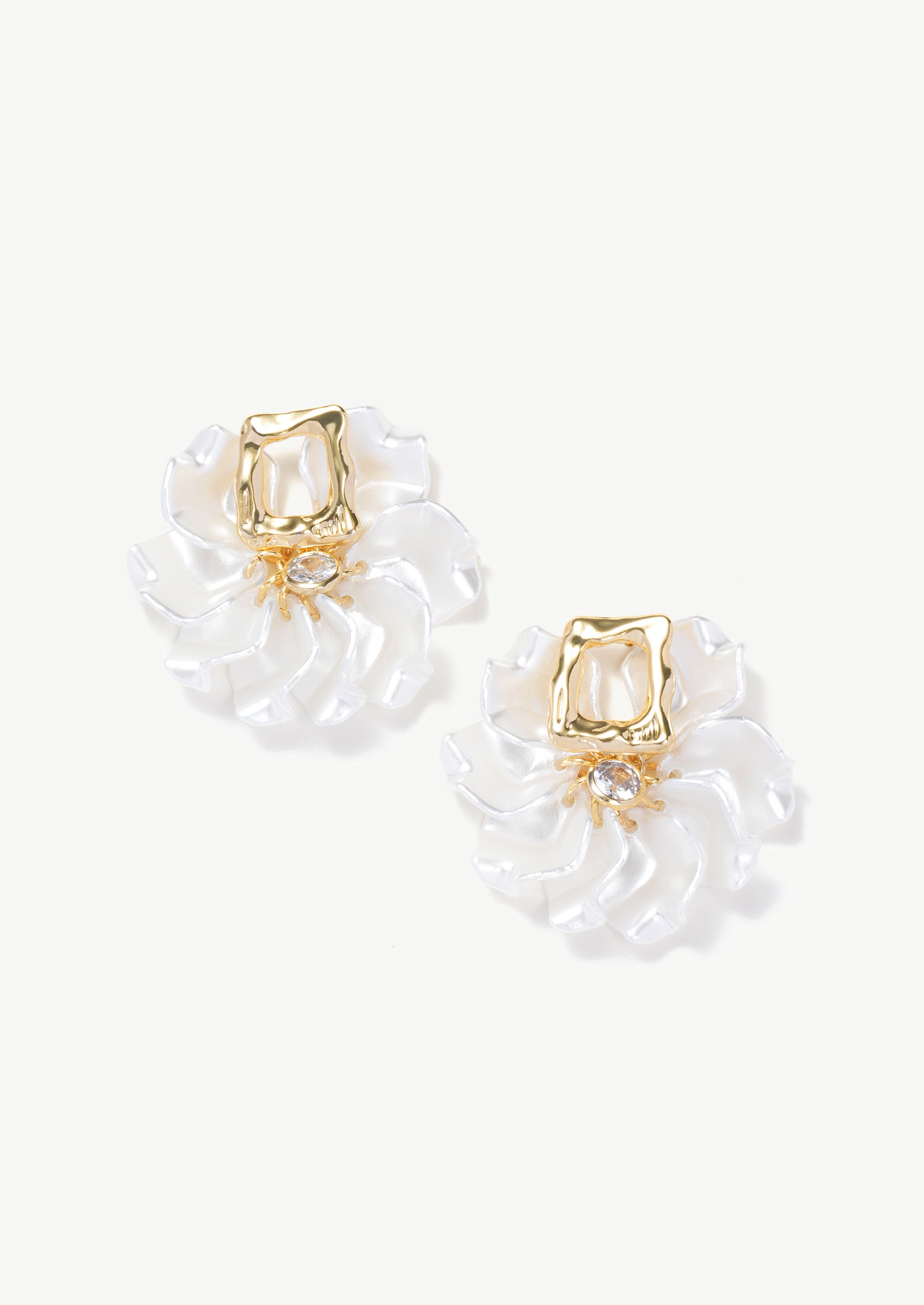 Square Flower Earrings