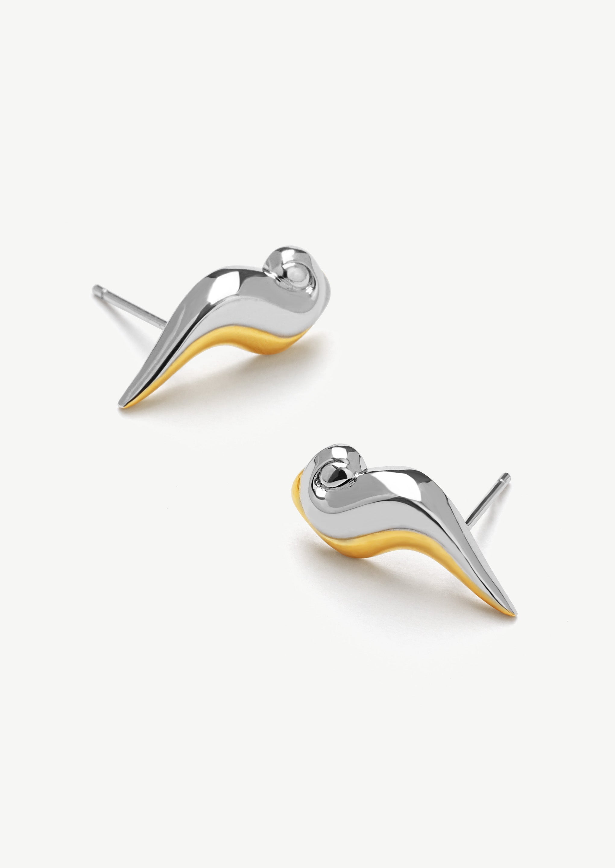 Duet Mixed Flame Earrings