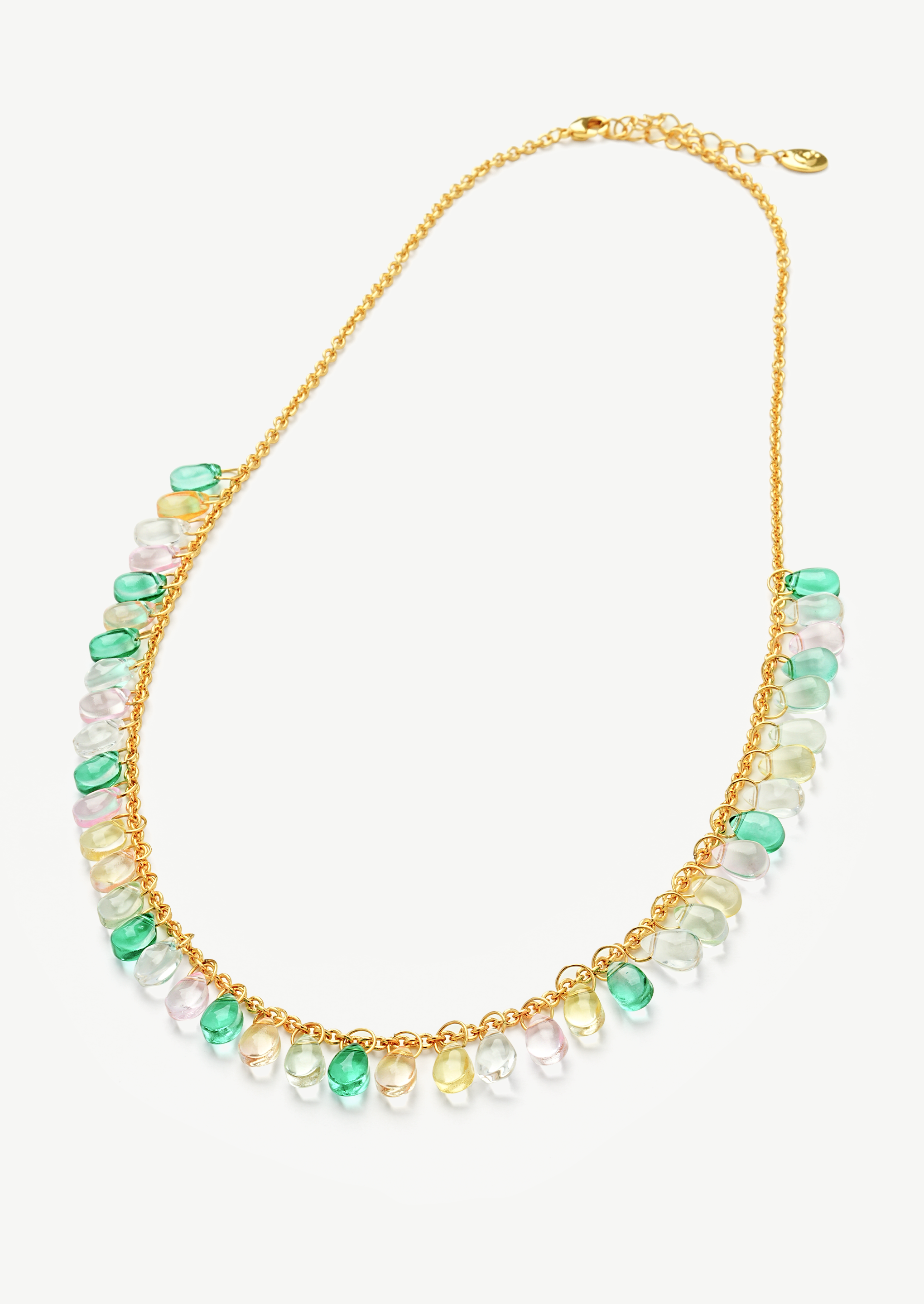 Gemstone Charm Necklace