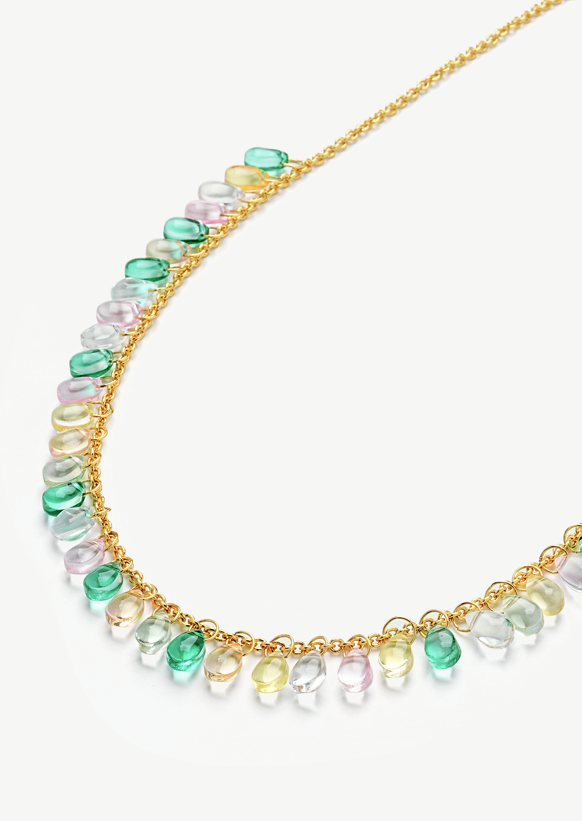 Gemstone Charm Necklace