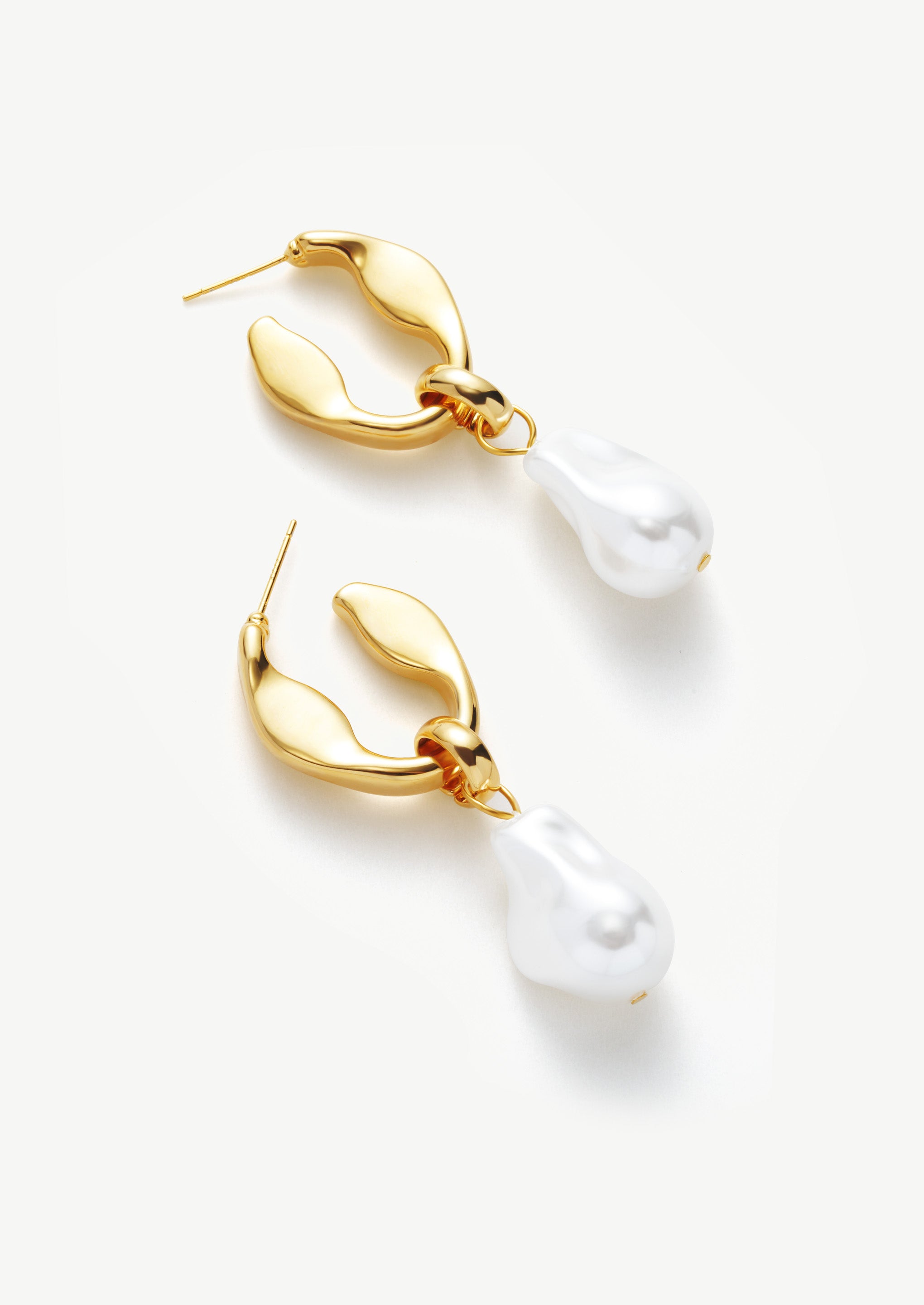 Baroque Pearl Drop Earrings