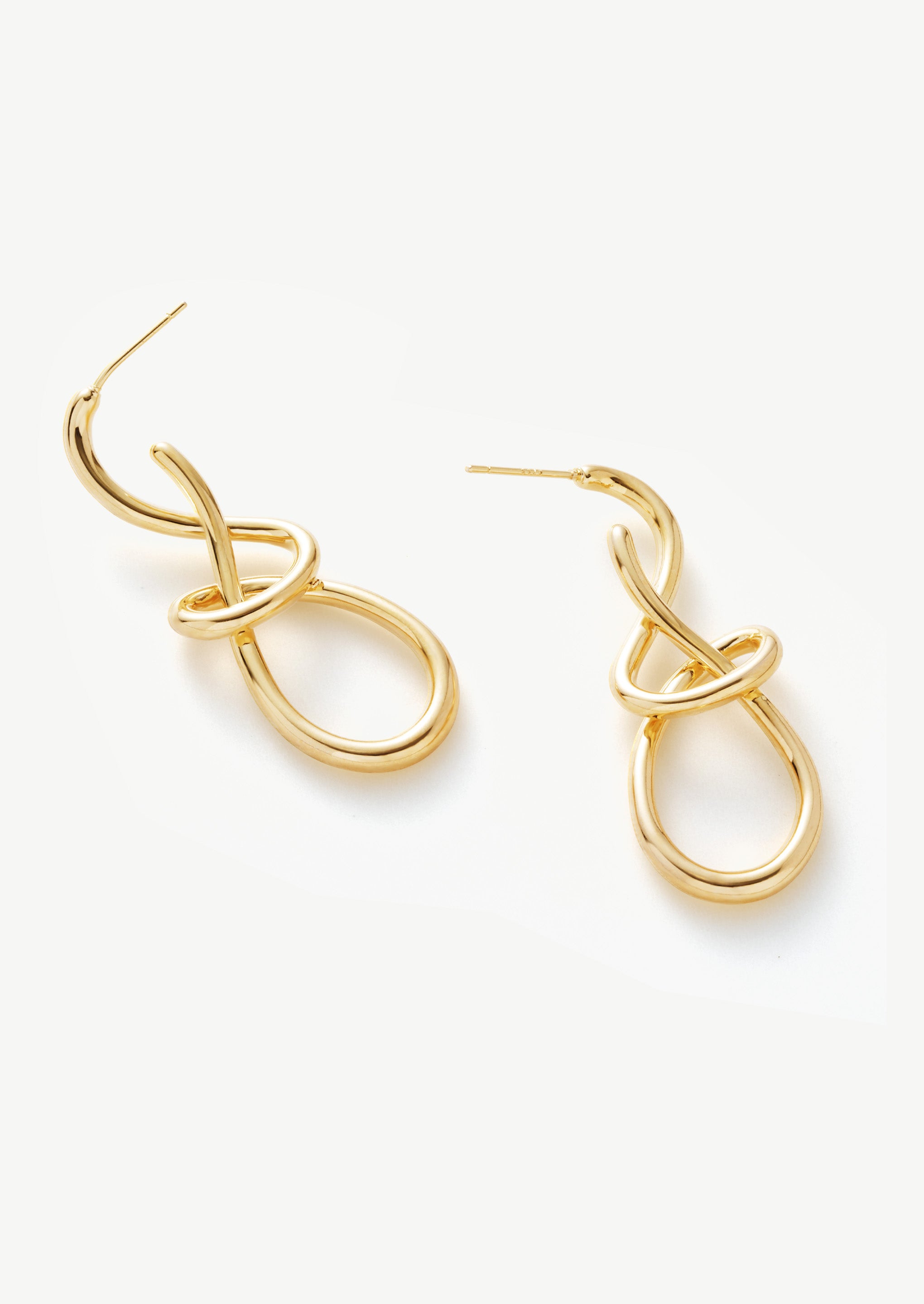 Abstract Line Drop Earrings