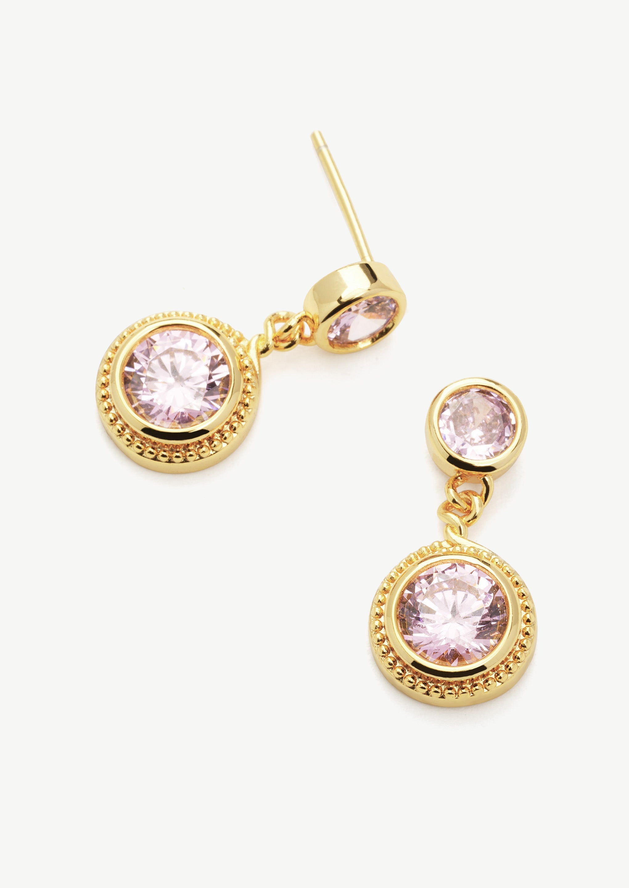 Gemstone Drop Earrings