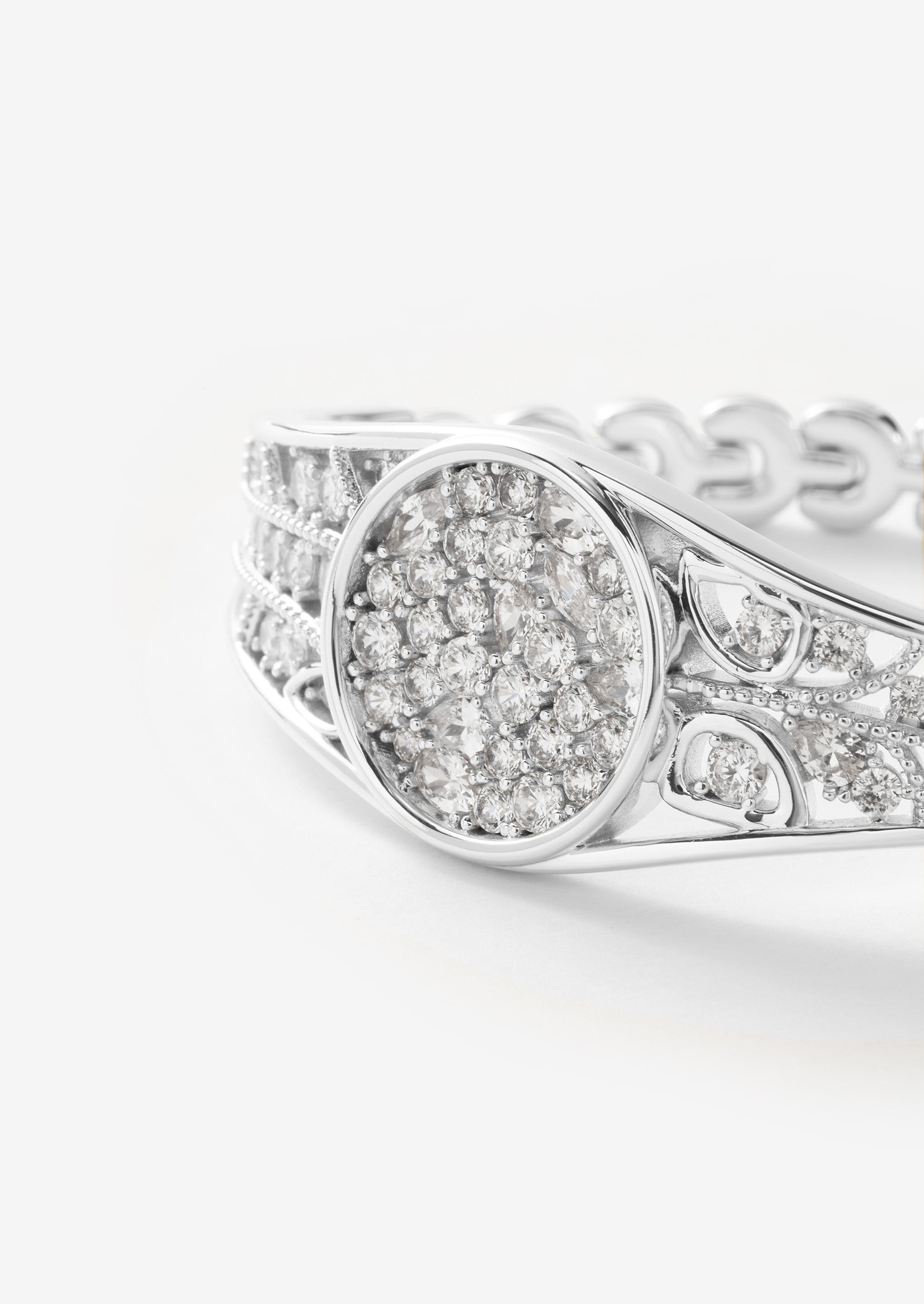 Watch Wide Bangle Bracelet