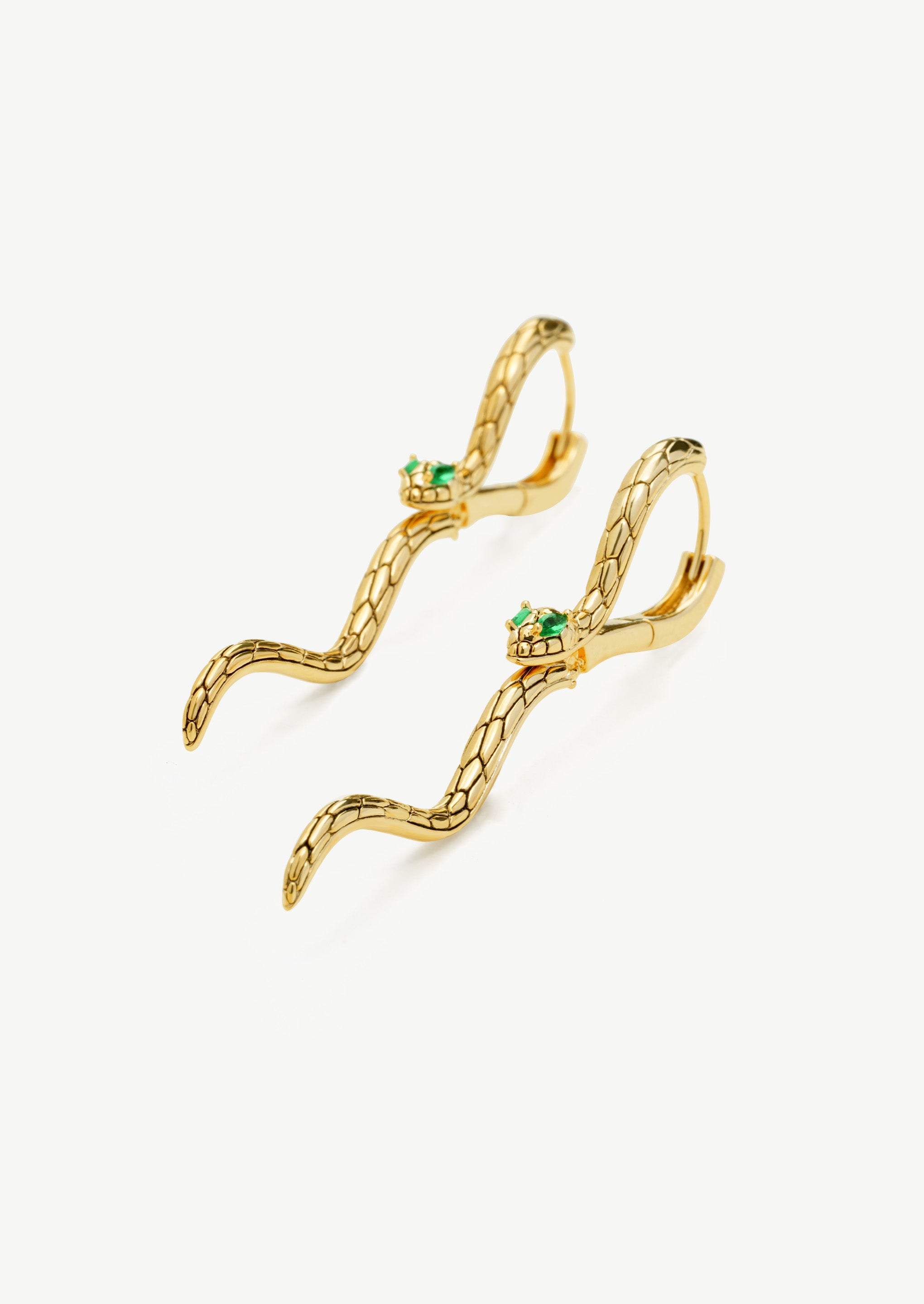 Snake Drop Earrings