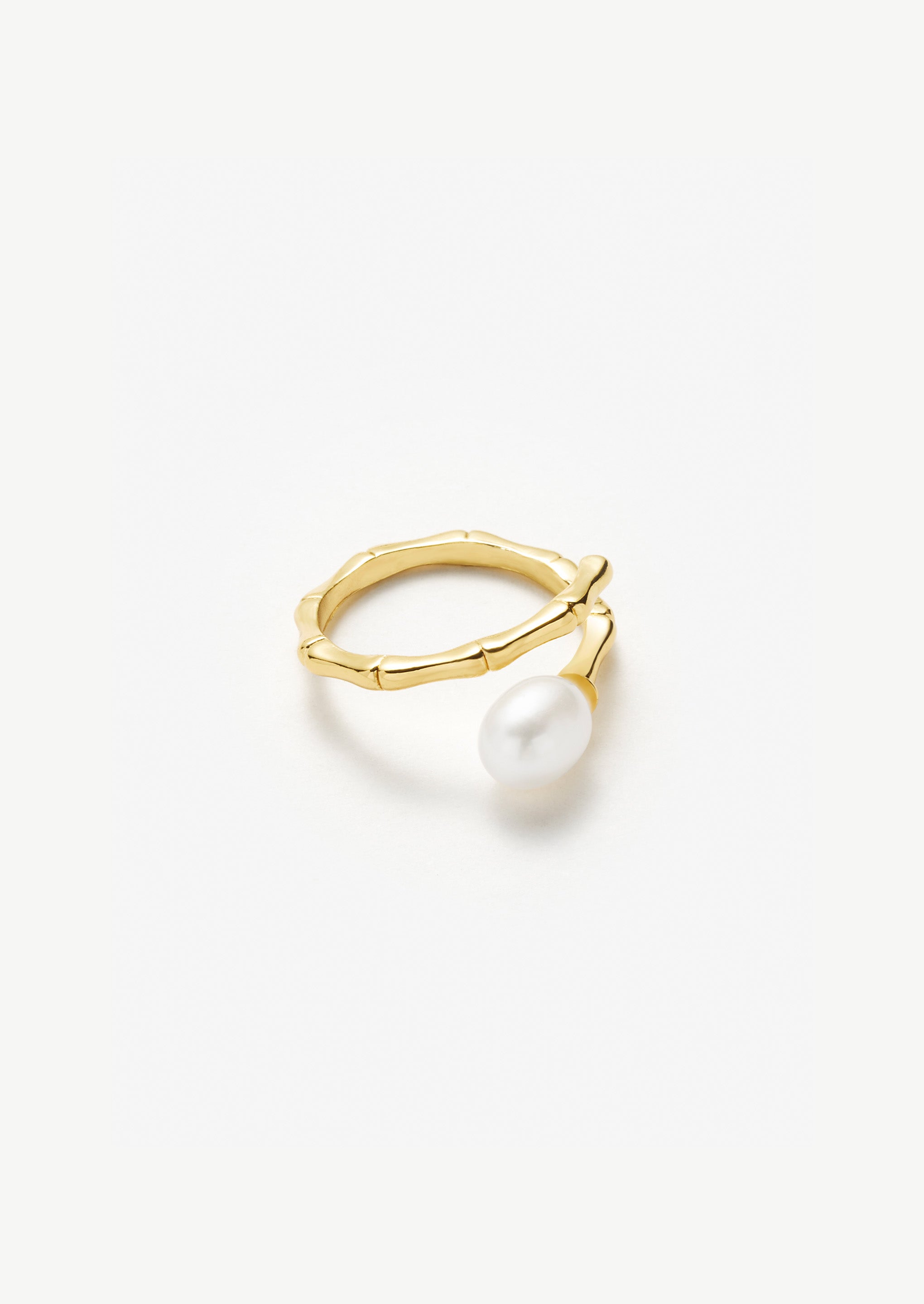Pearl Open Wrap Ring