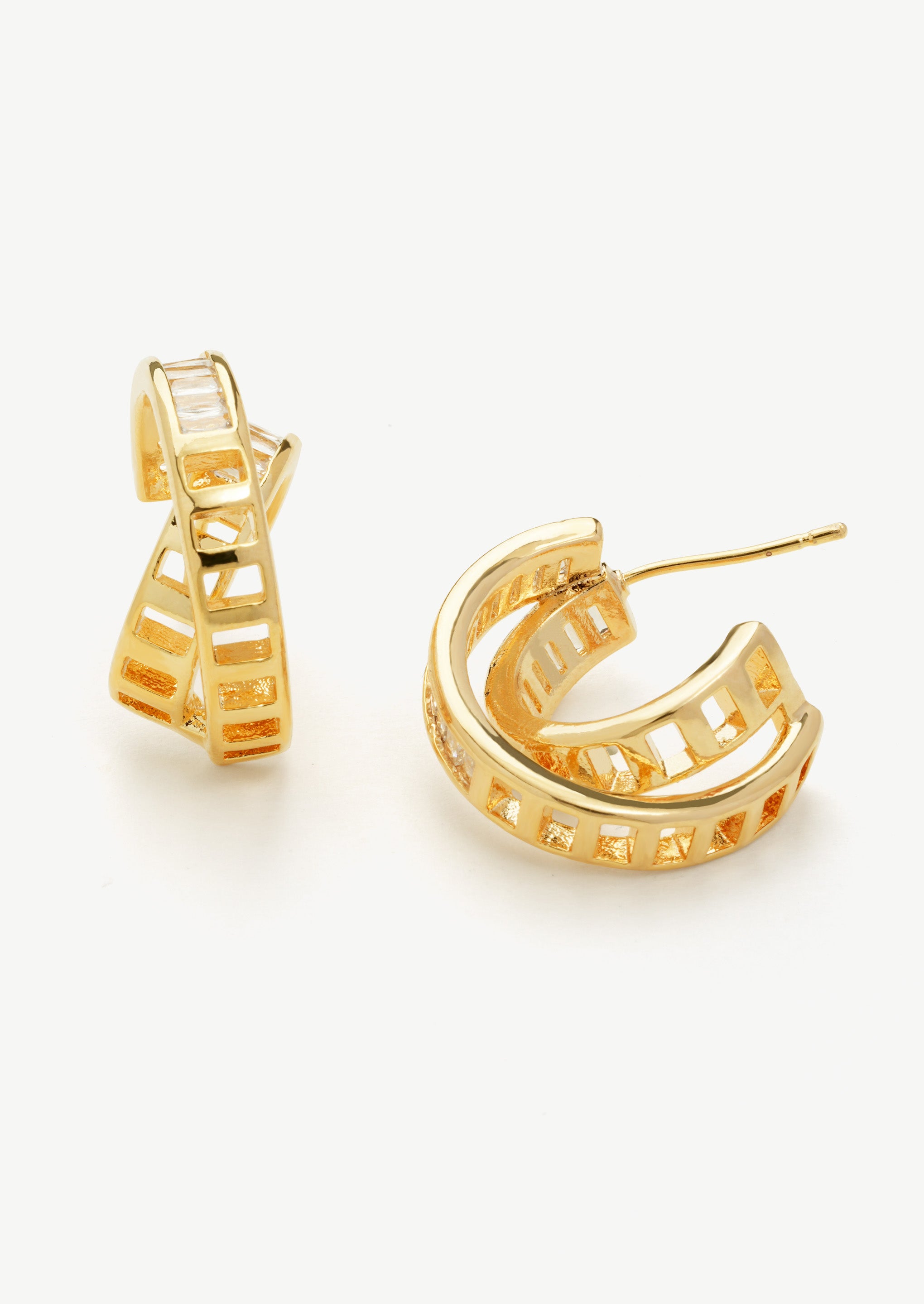 Entwine Double Hoop Earrings