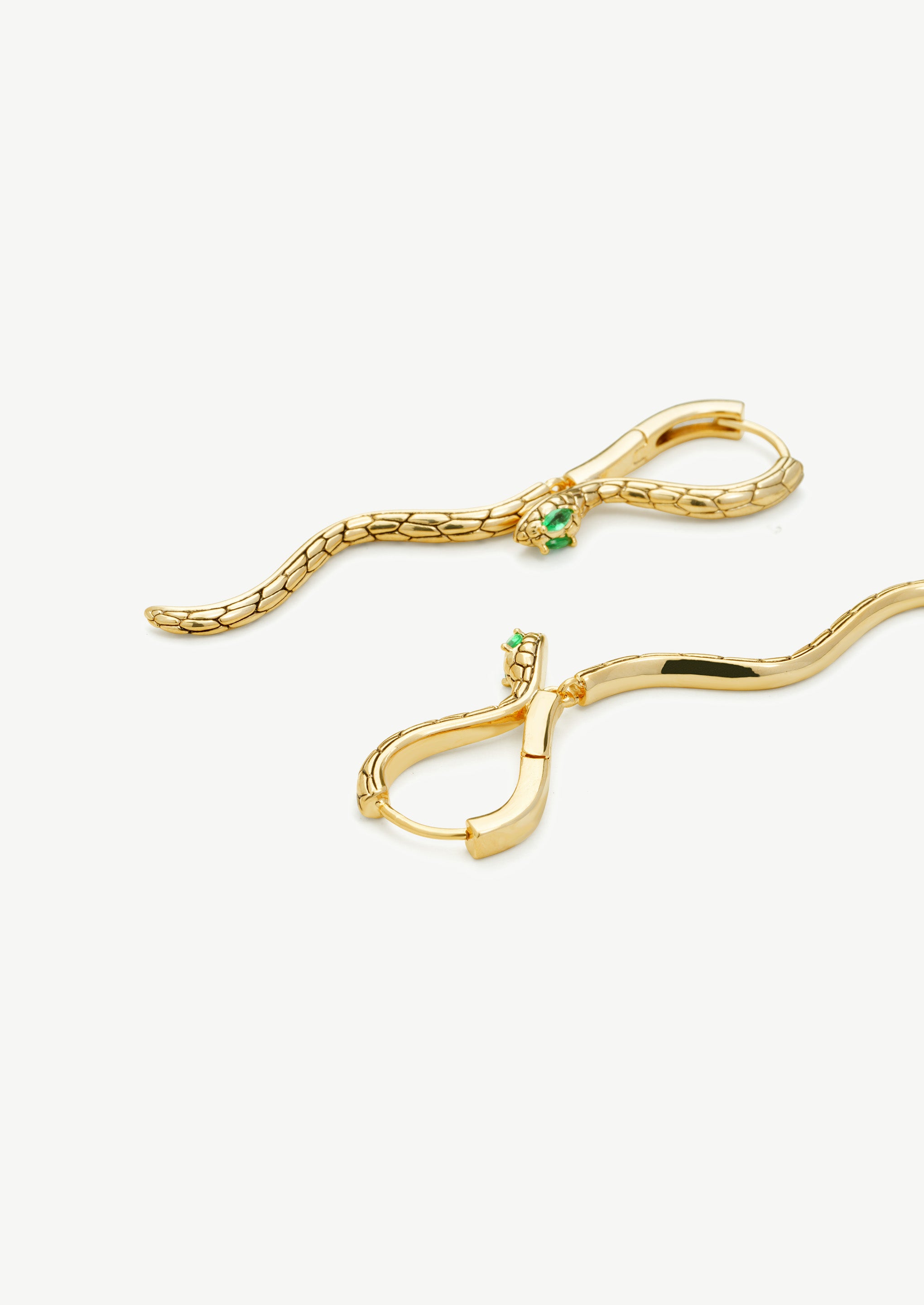 Snake Drop Earrings