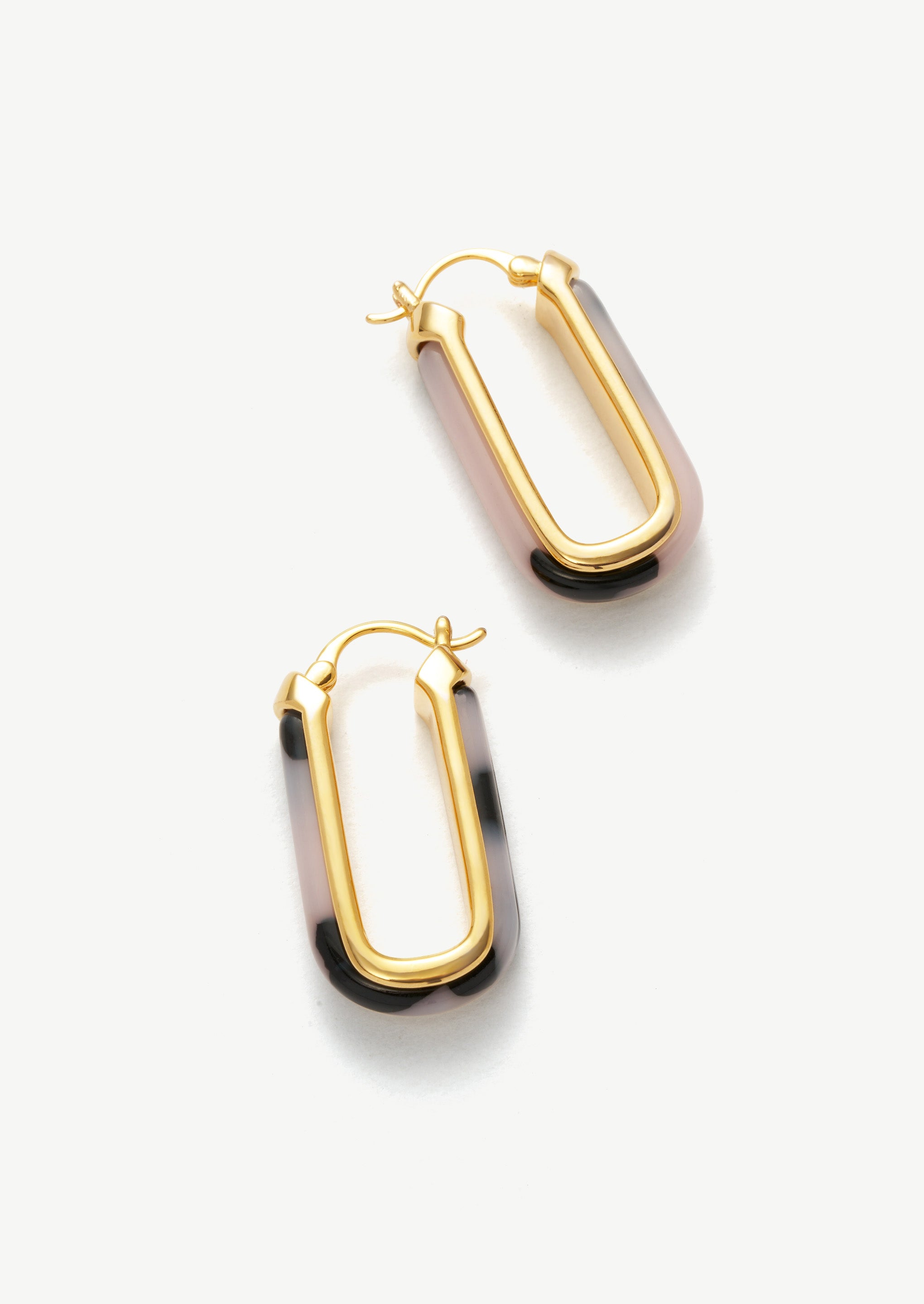 Gradient Square Hoop Earrings