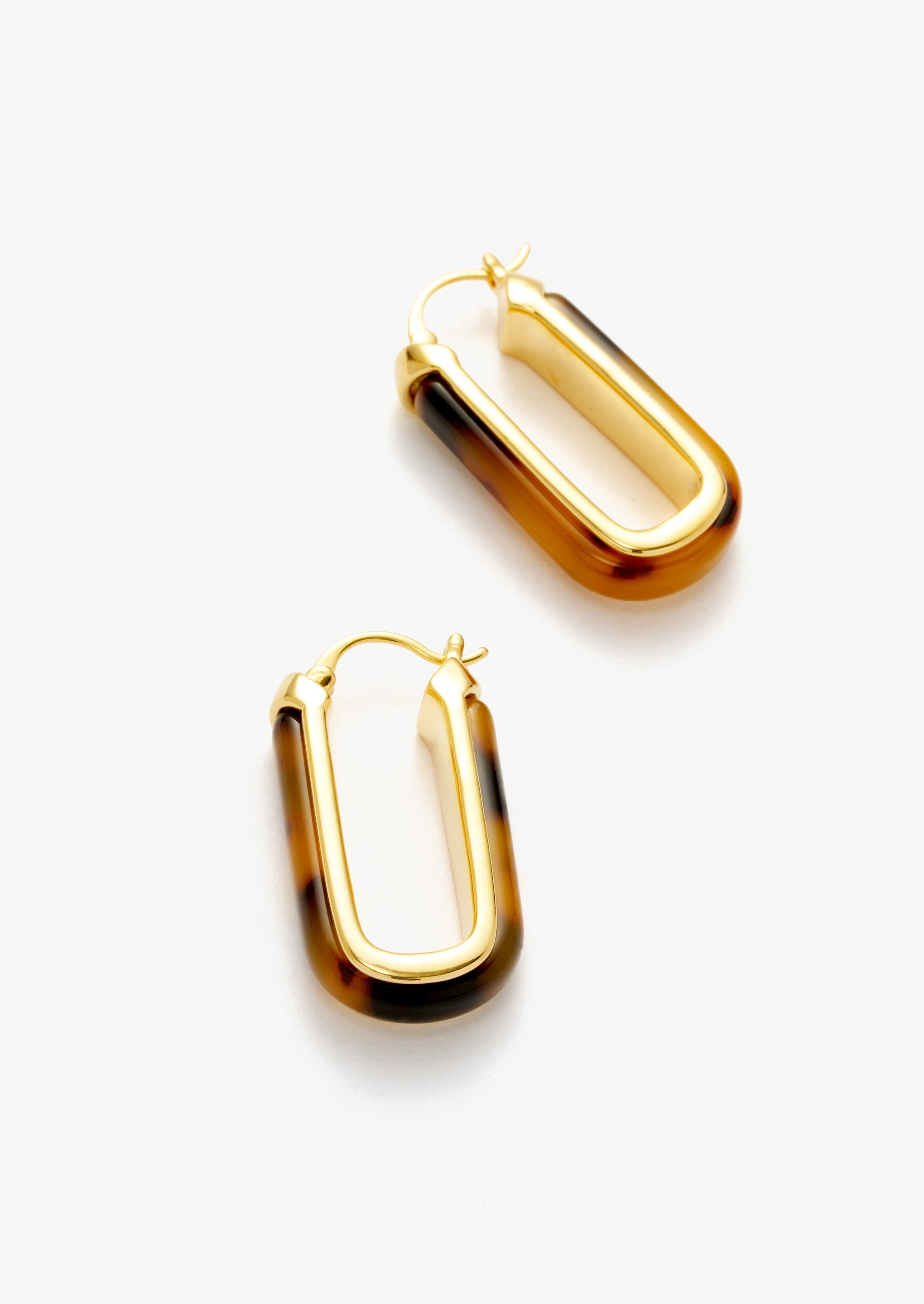 Gradient Square Hoop Earrings