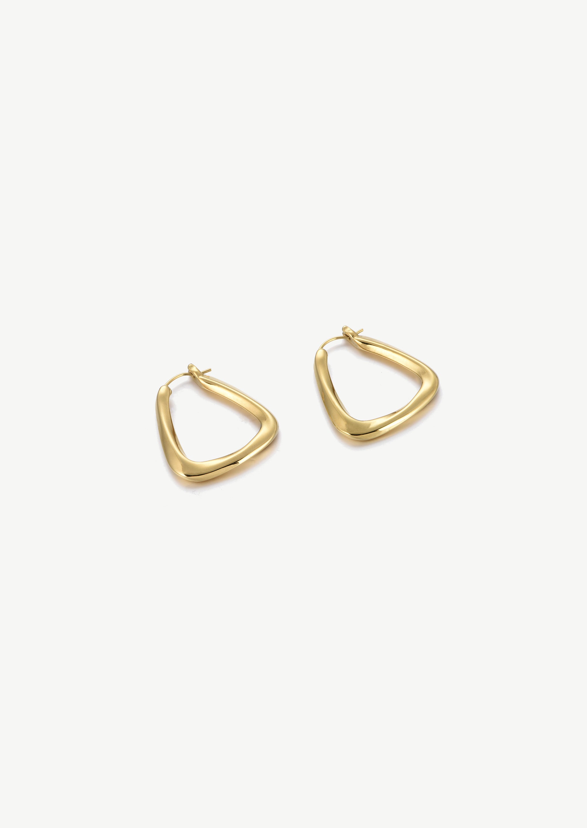 Square Tunnel Hoop Earrings