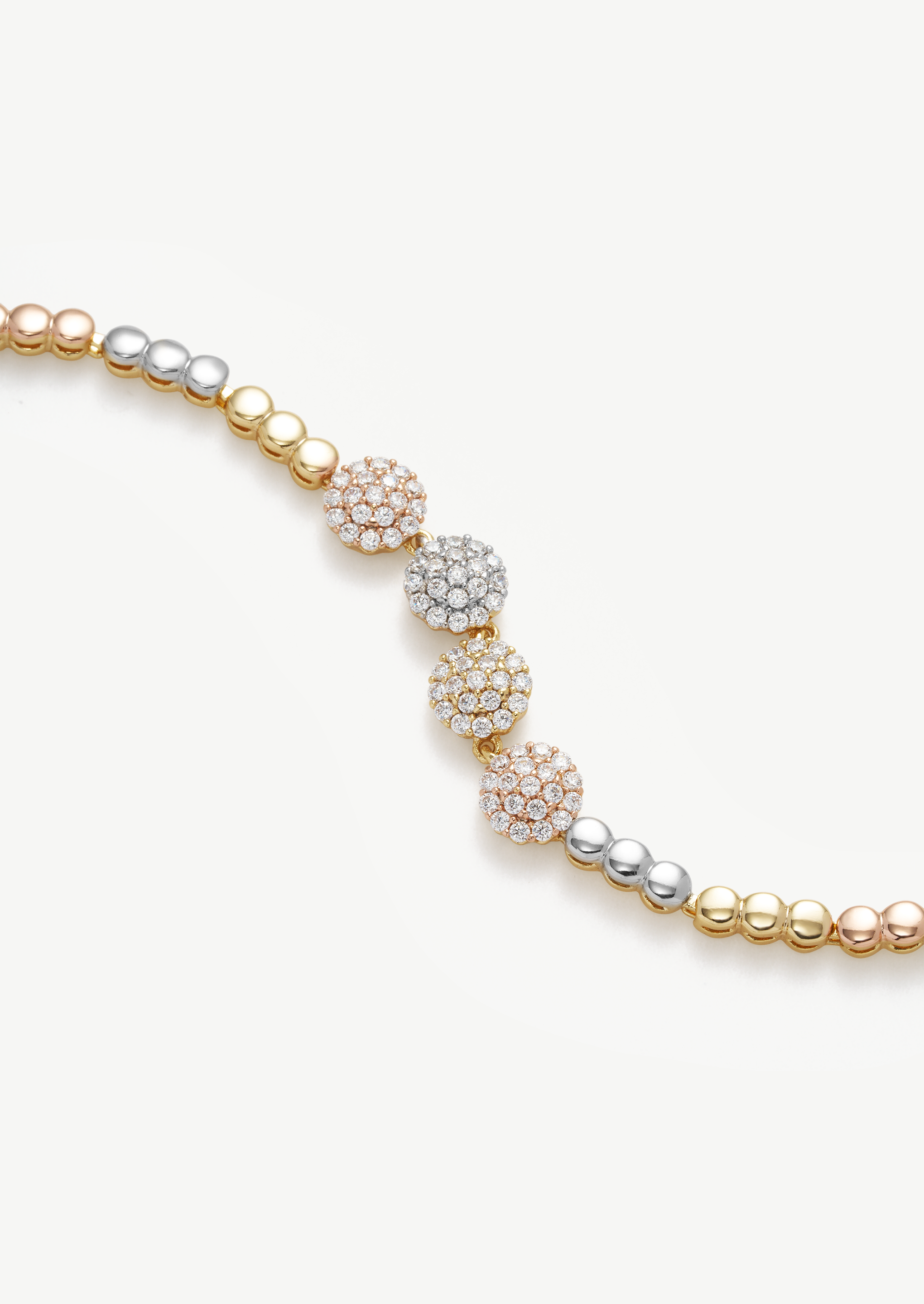 Tricolor Sparkling Bracelet