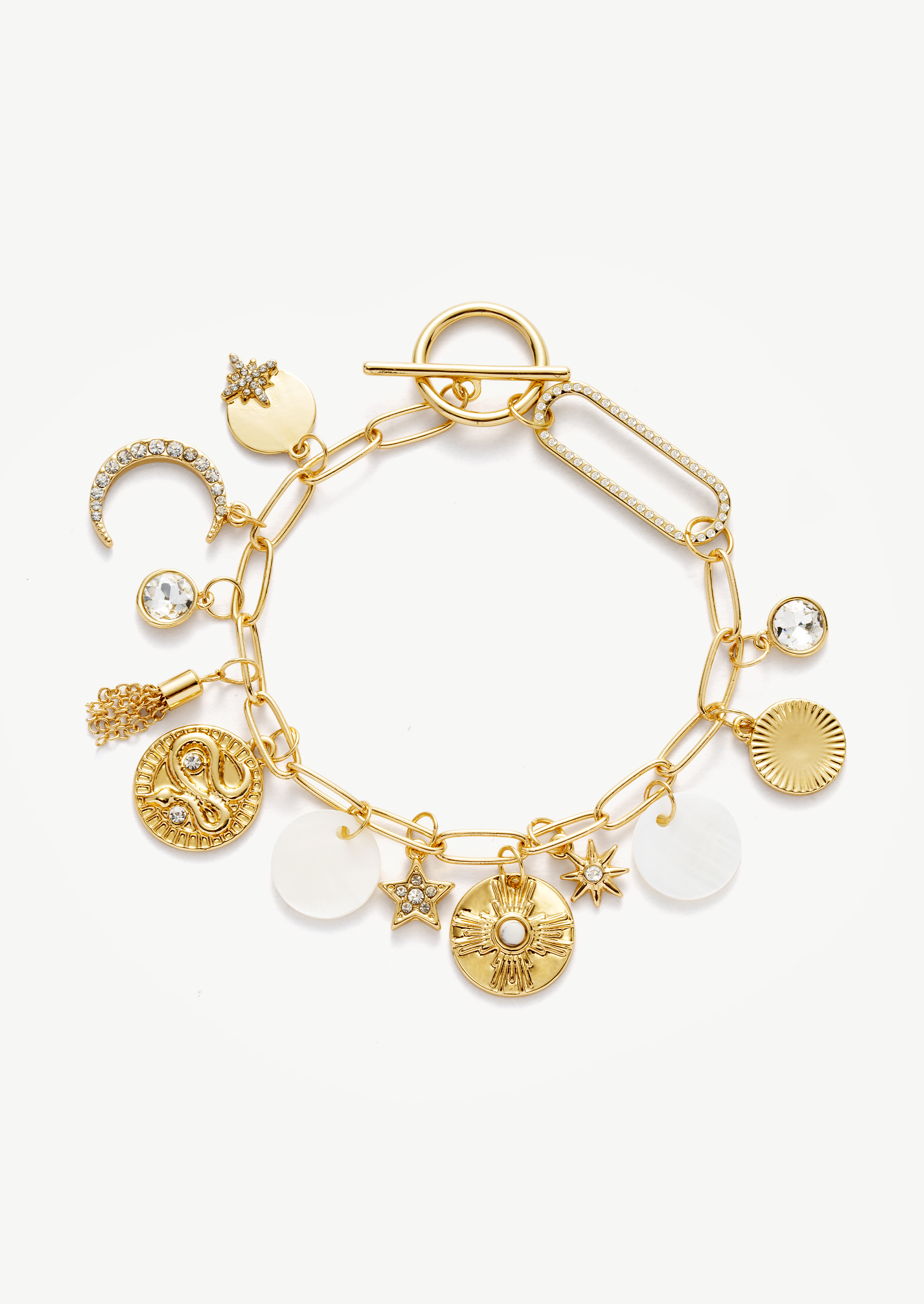 Celestial Charm Gold Bracelet
