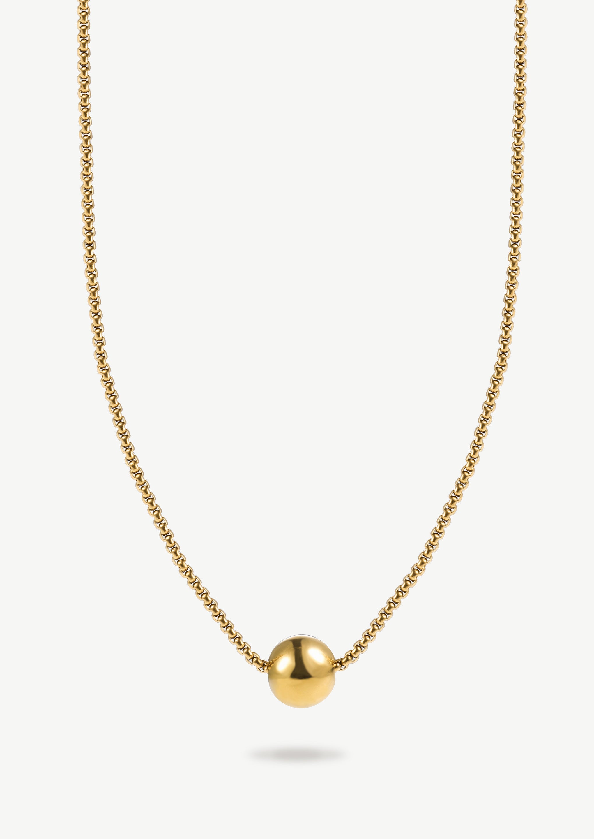 Bold Bead Pendant Necklace