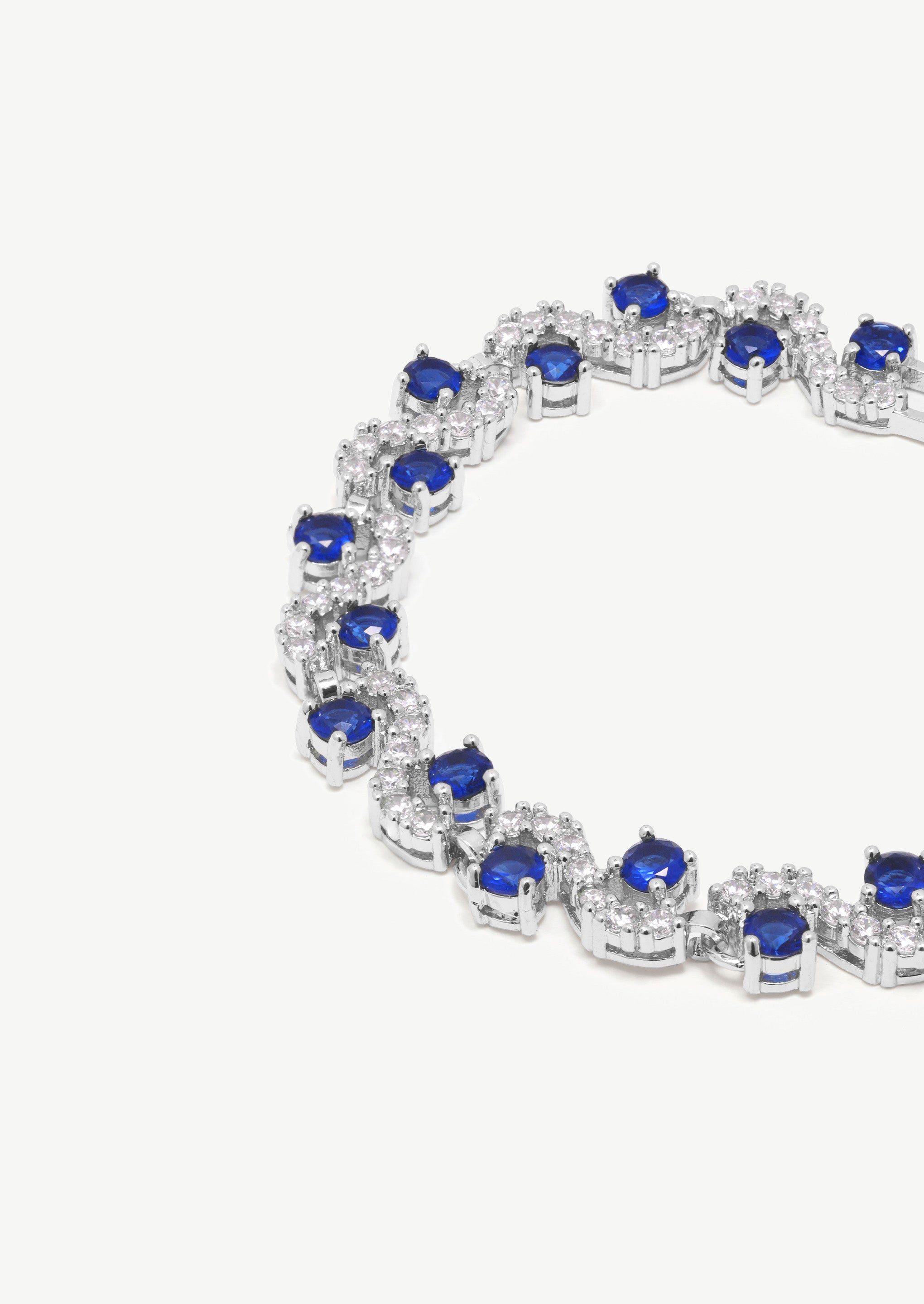 Wavy Gemstone Bracelet