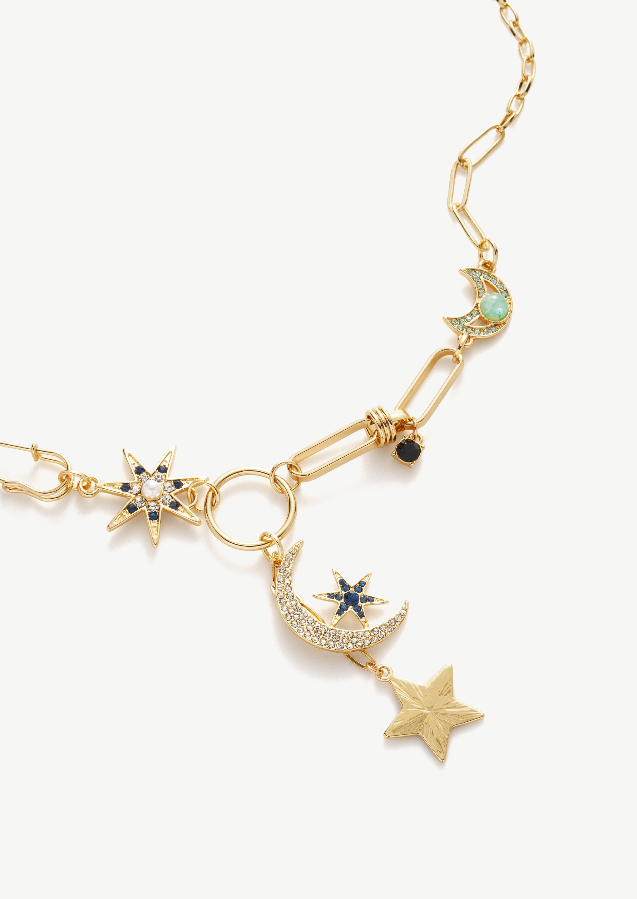 Celestial Paperclip Necklace