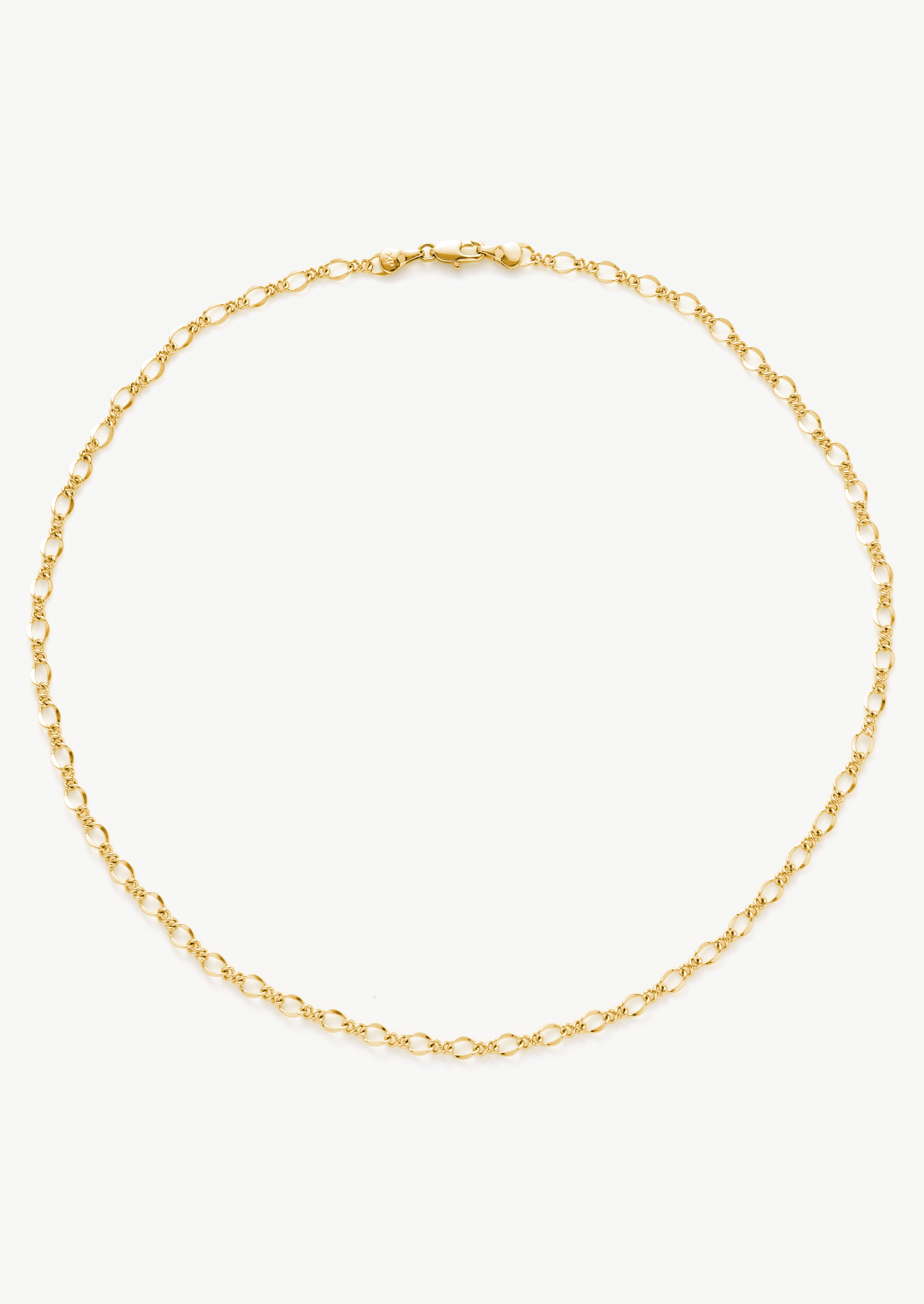 Gold Plated Cable Chain Necklace