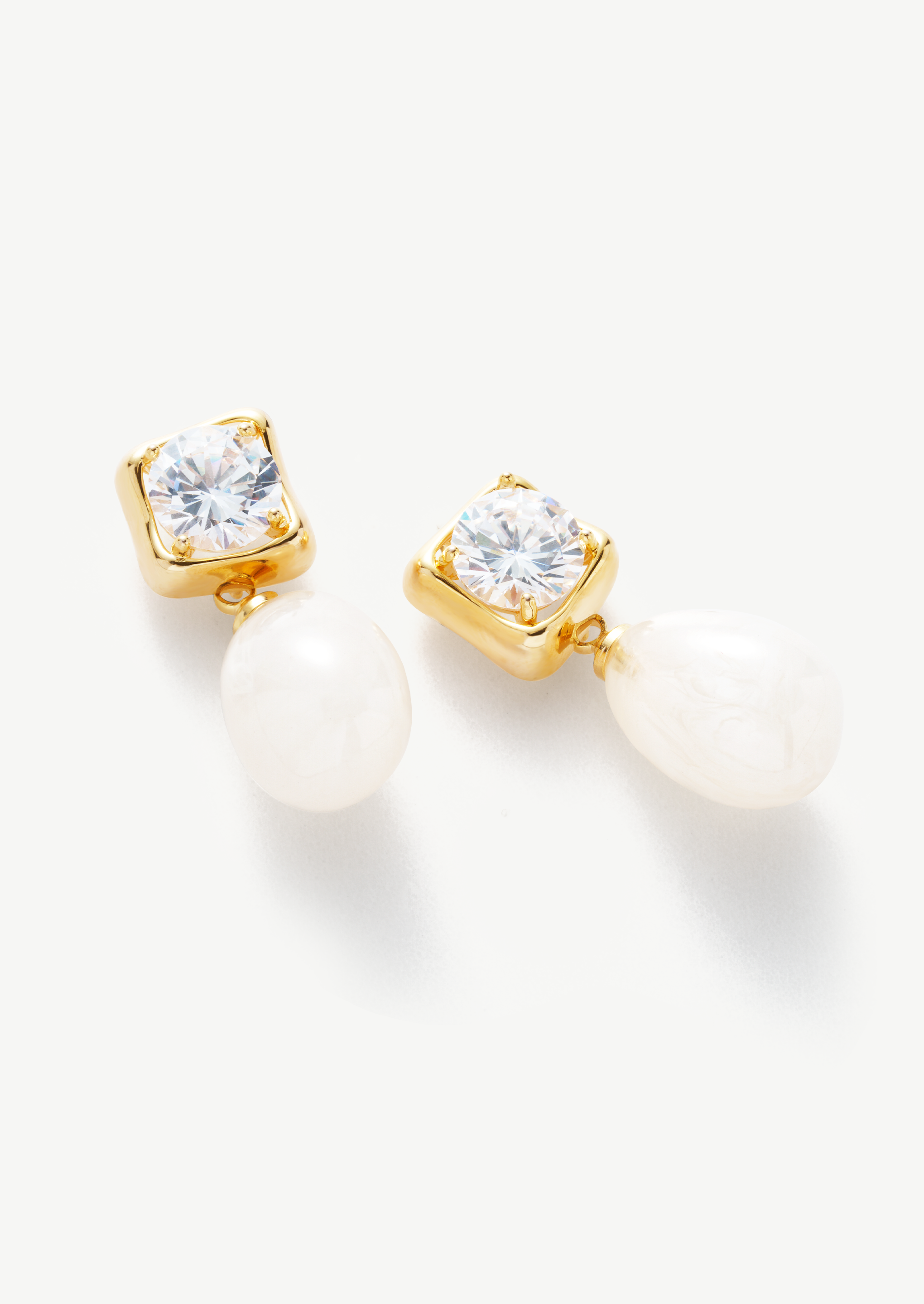 Gemstone Jade Drop Earrings