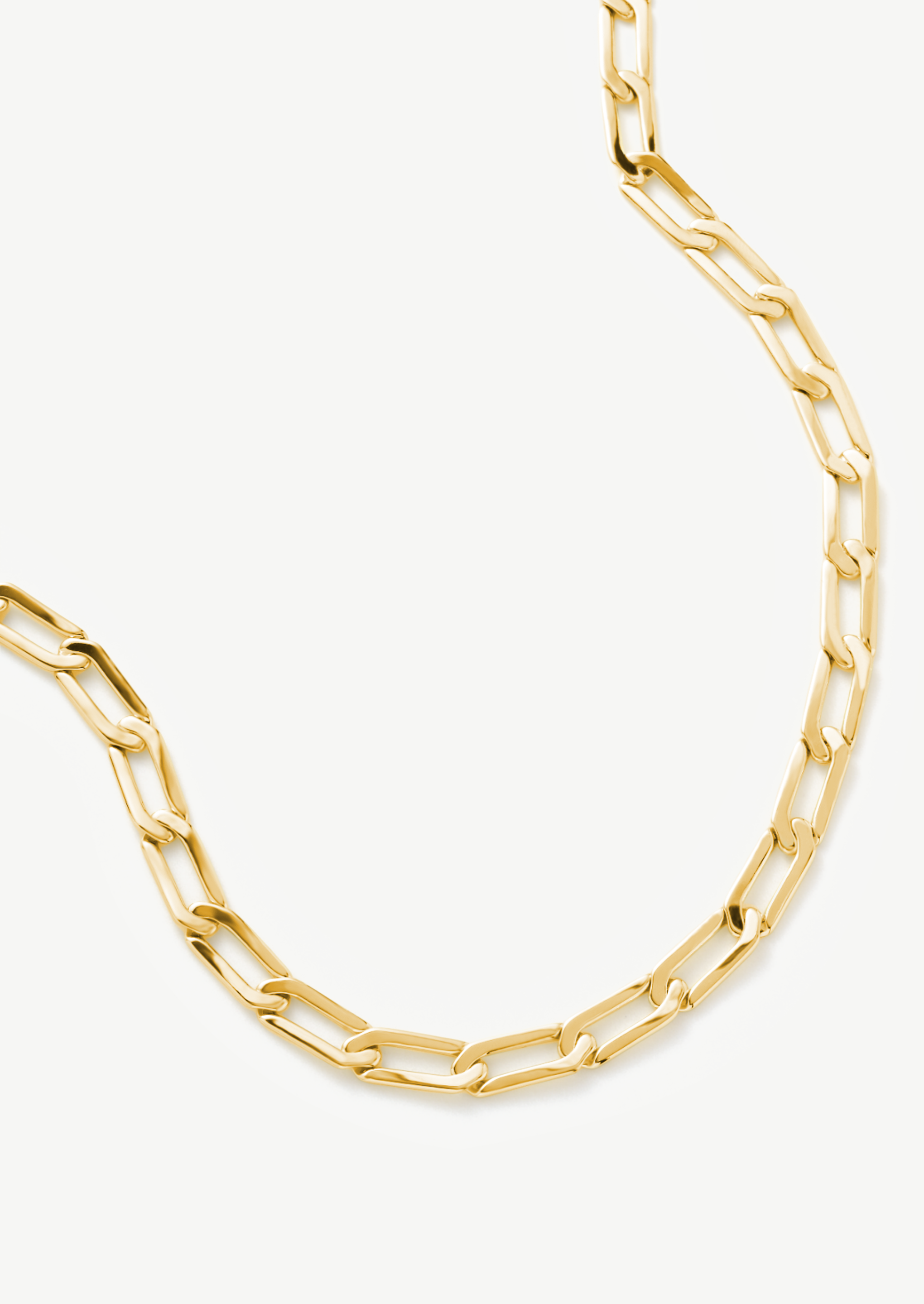 Gold Plated Link Chain Necklace