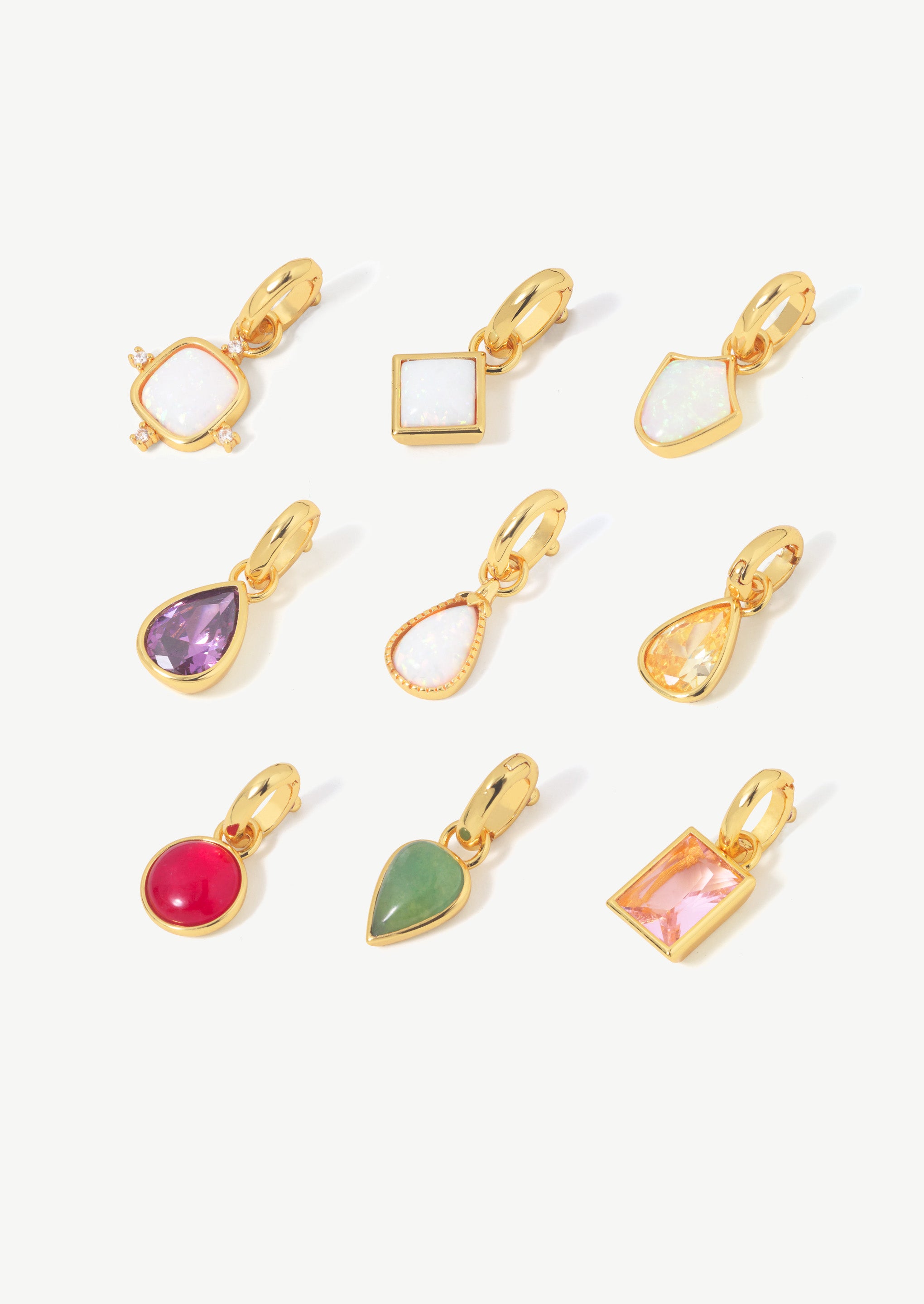 Birthstone Charm Pendant