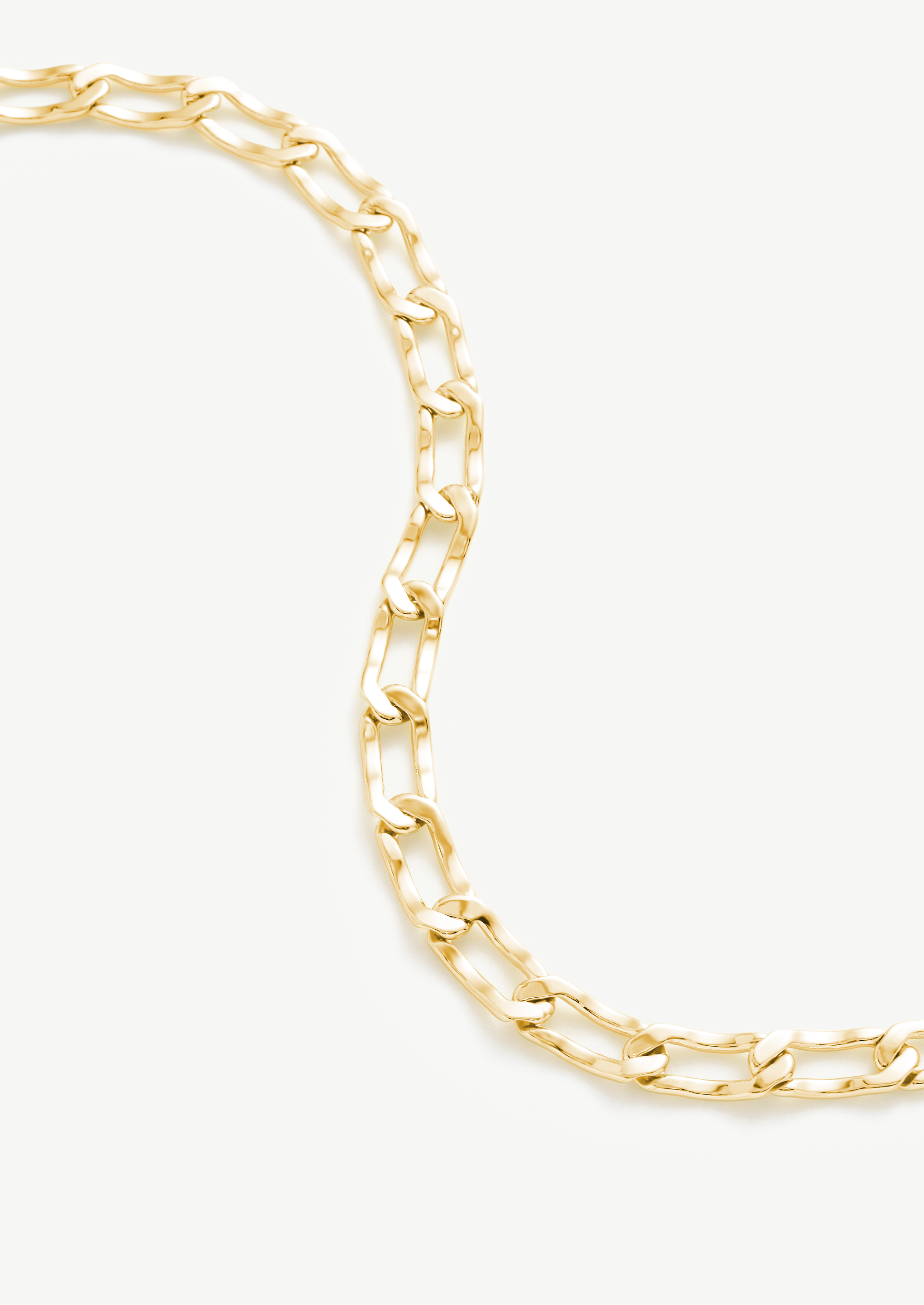 Gold Plated Link Chain Necklace