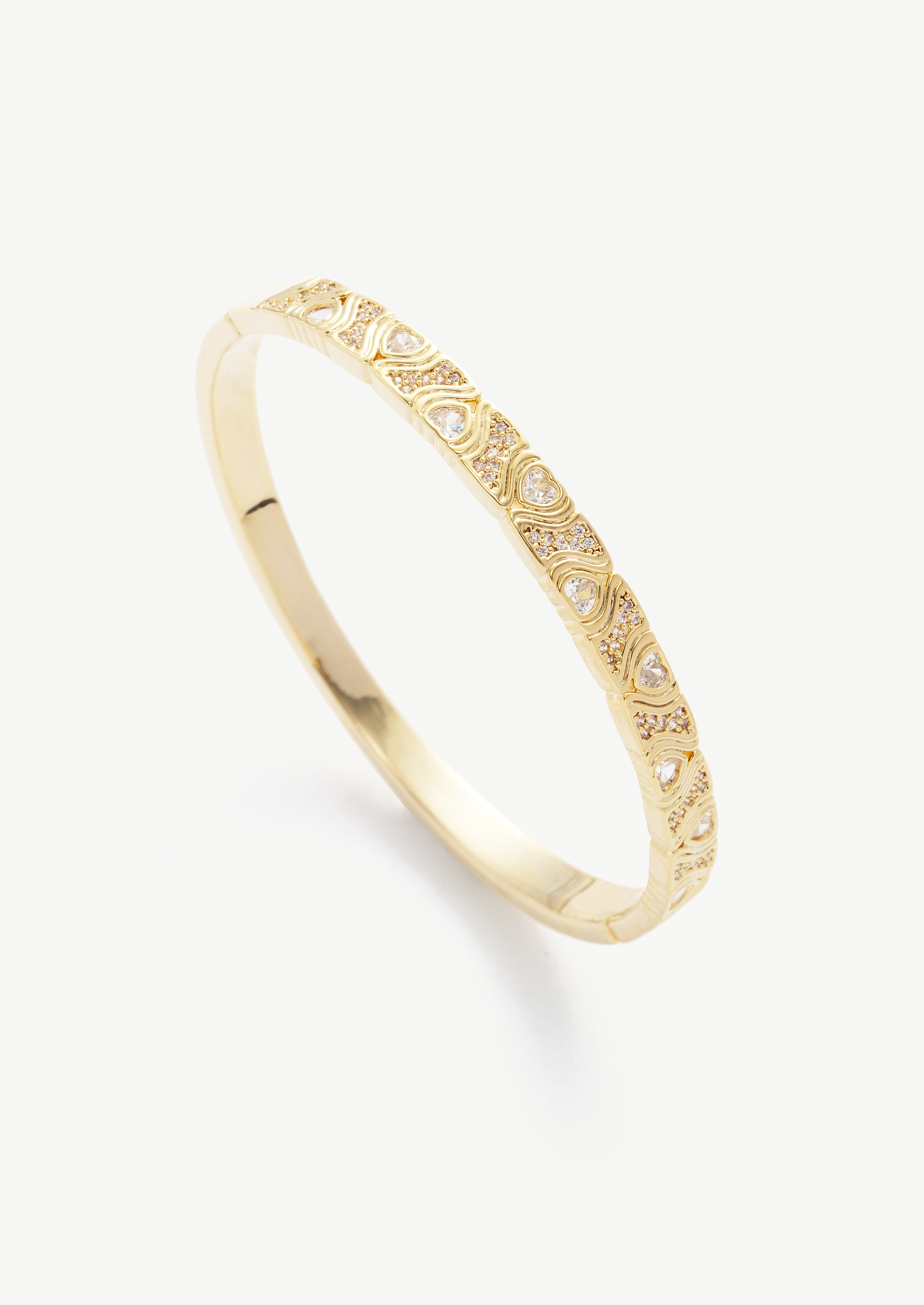 Vintage Wave Bangle Bracelet