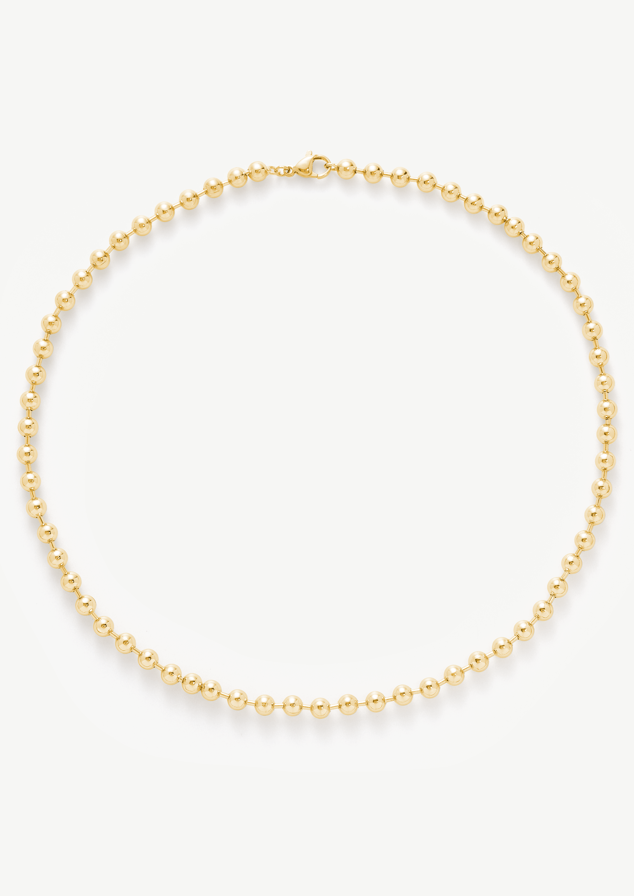 Gold Ball Chain Necklace