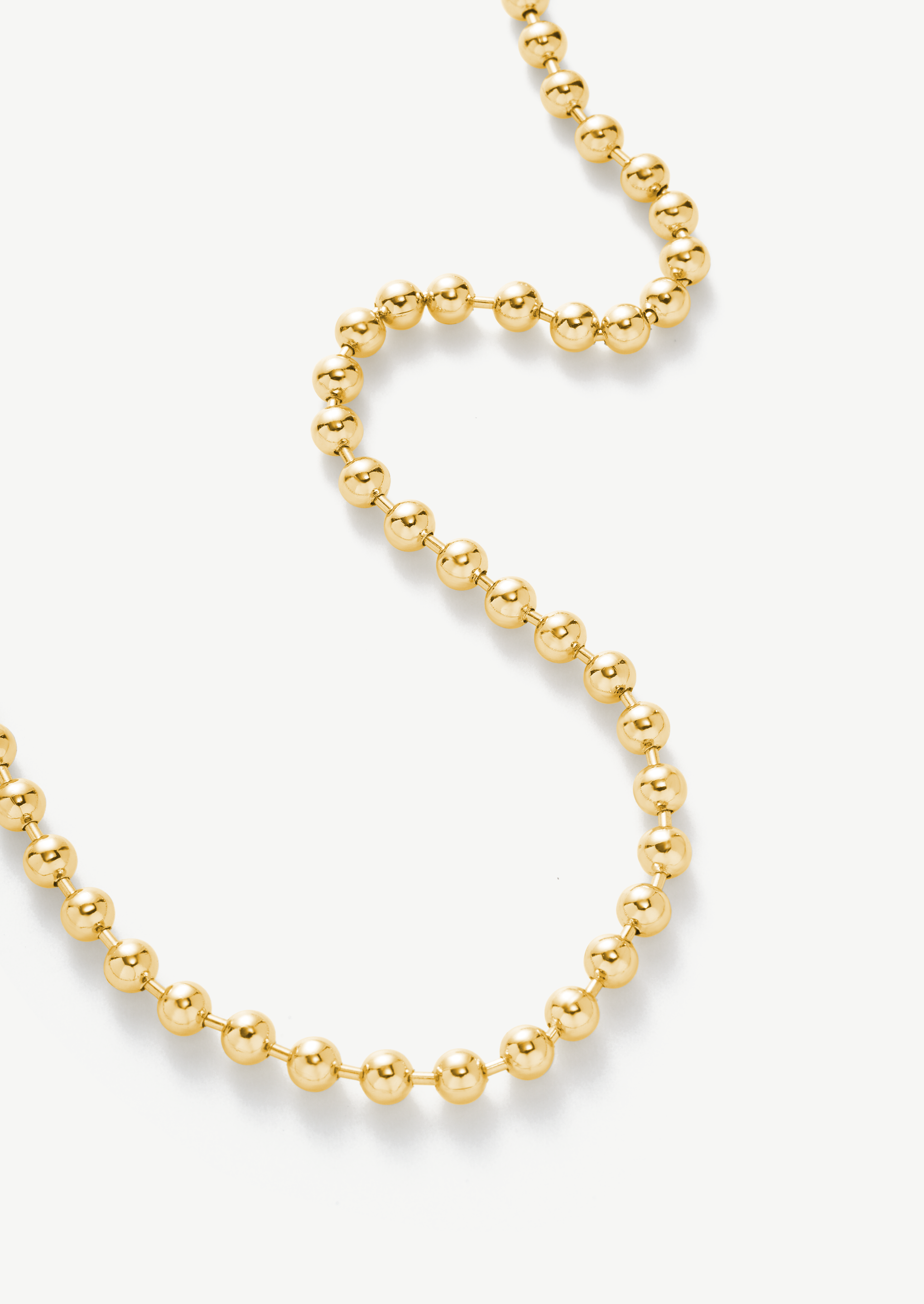 Gold Ball Chain Necklace