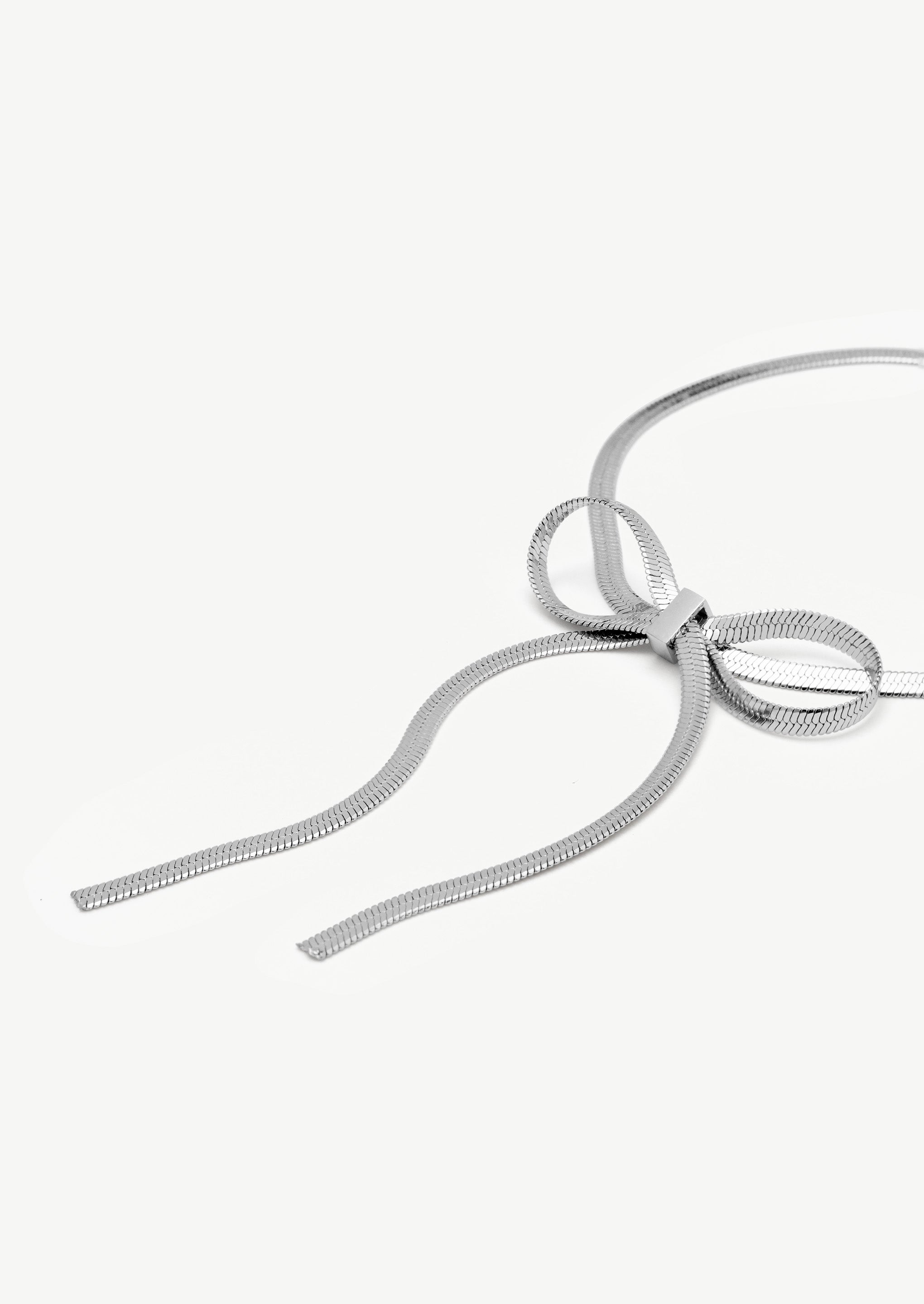 Bow Snake Chain Bracelet