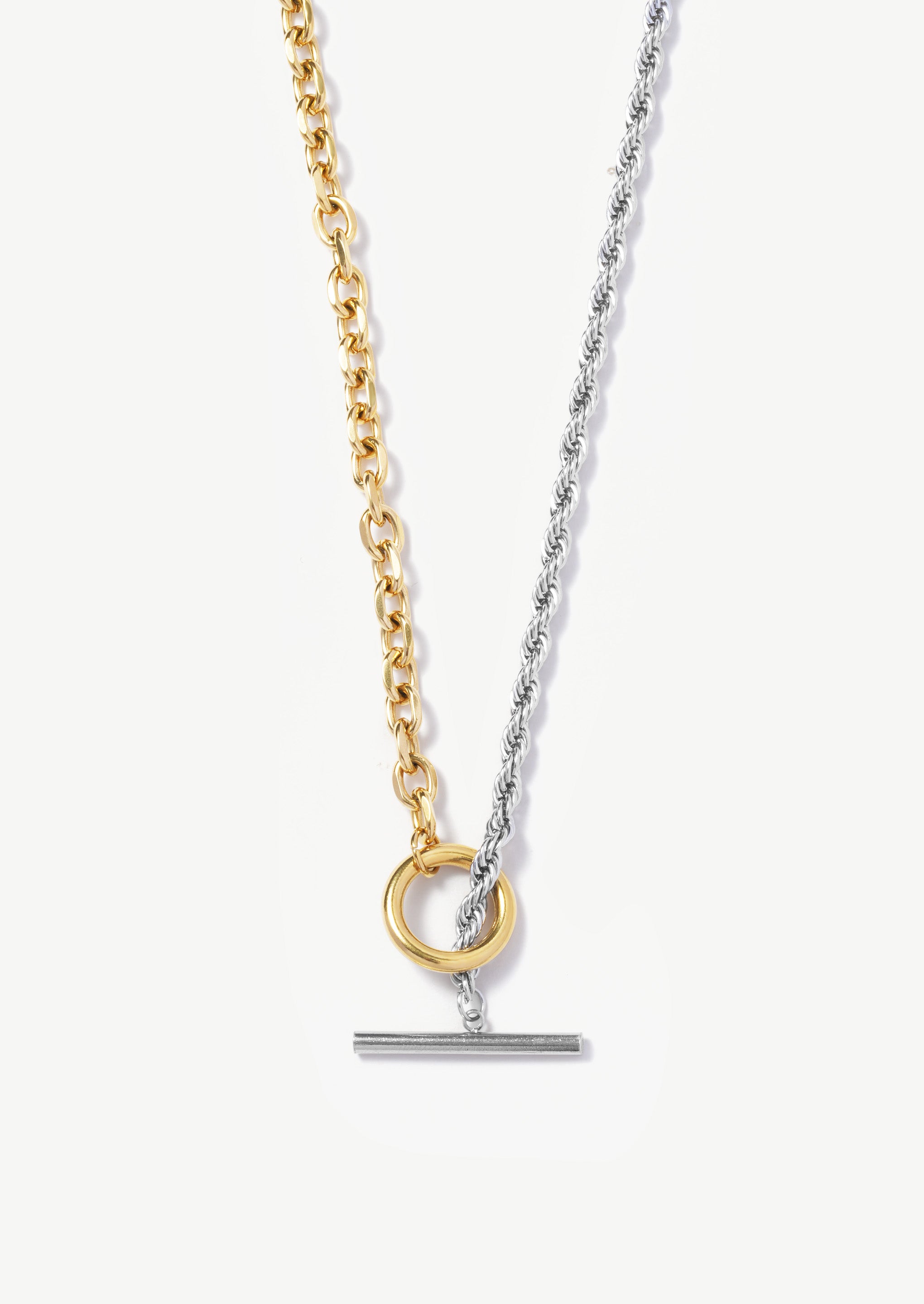 Mixed Paperclip Necklace