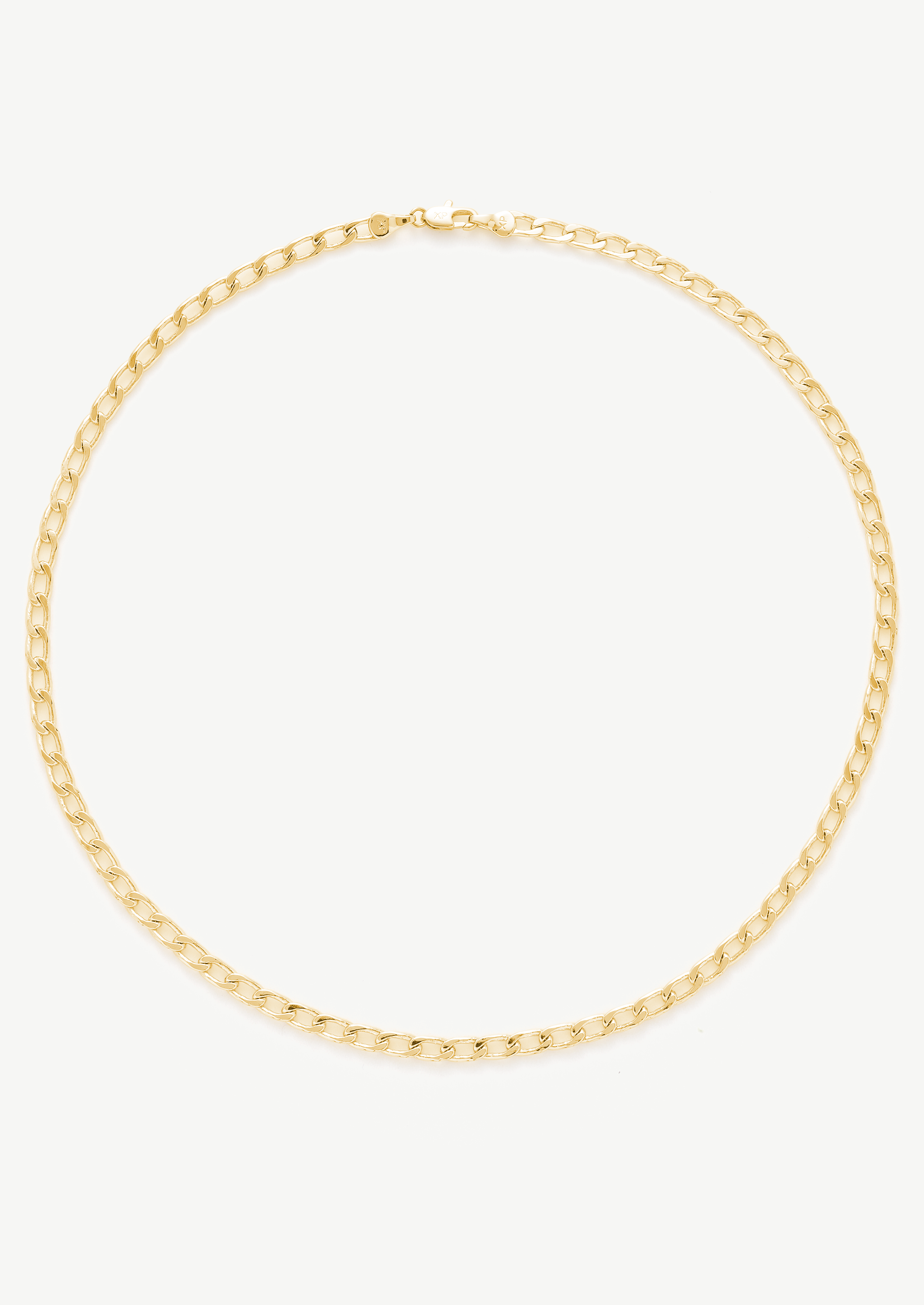Gold Plated Link Chain Necklace