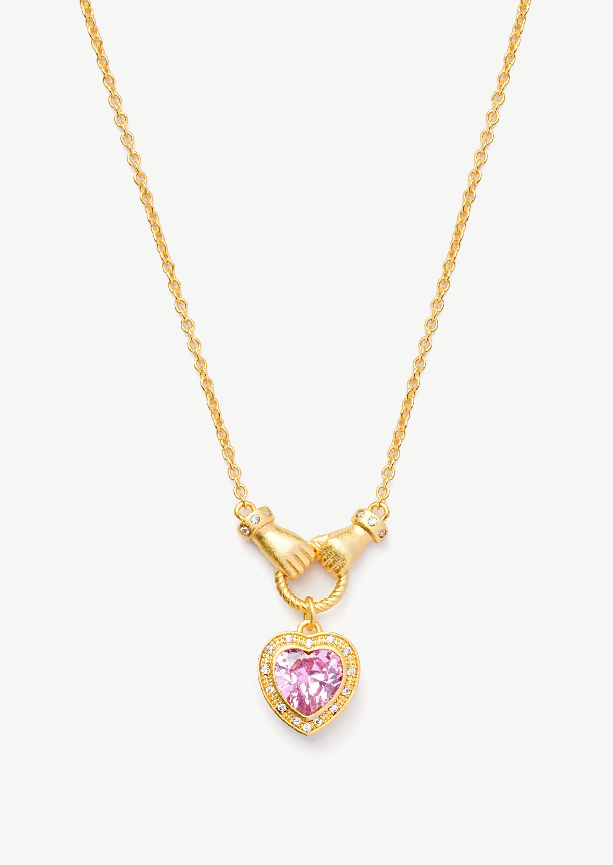 Grab Heart Pendant Necklace