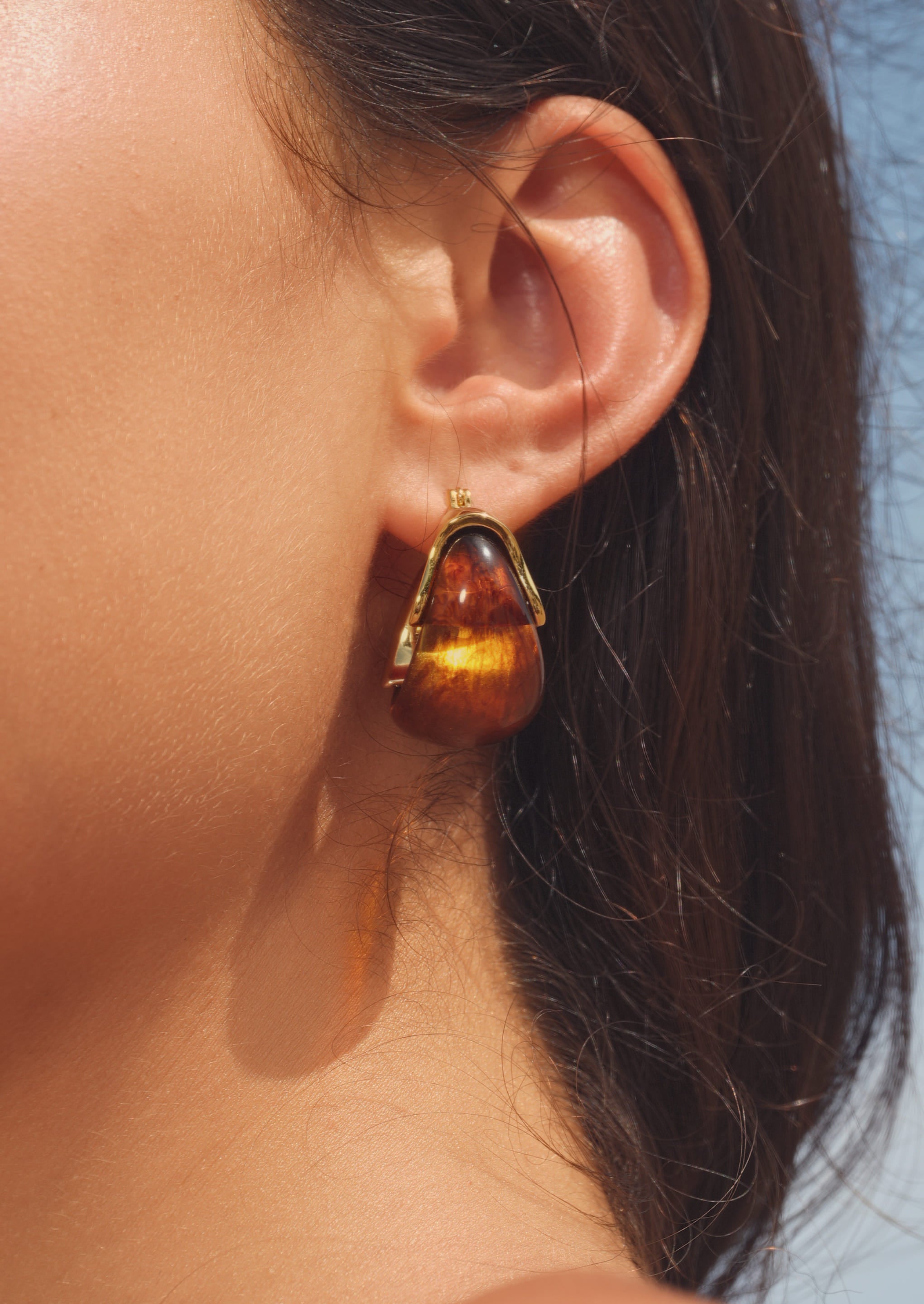 Sculptural Hoop Earrings