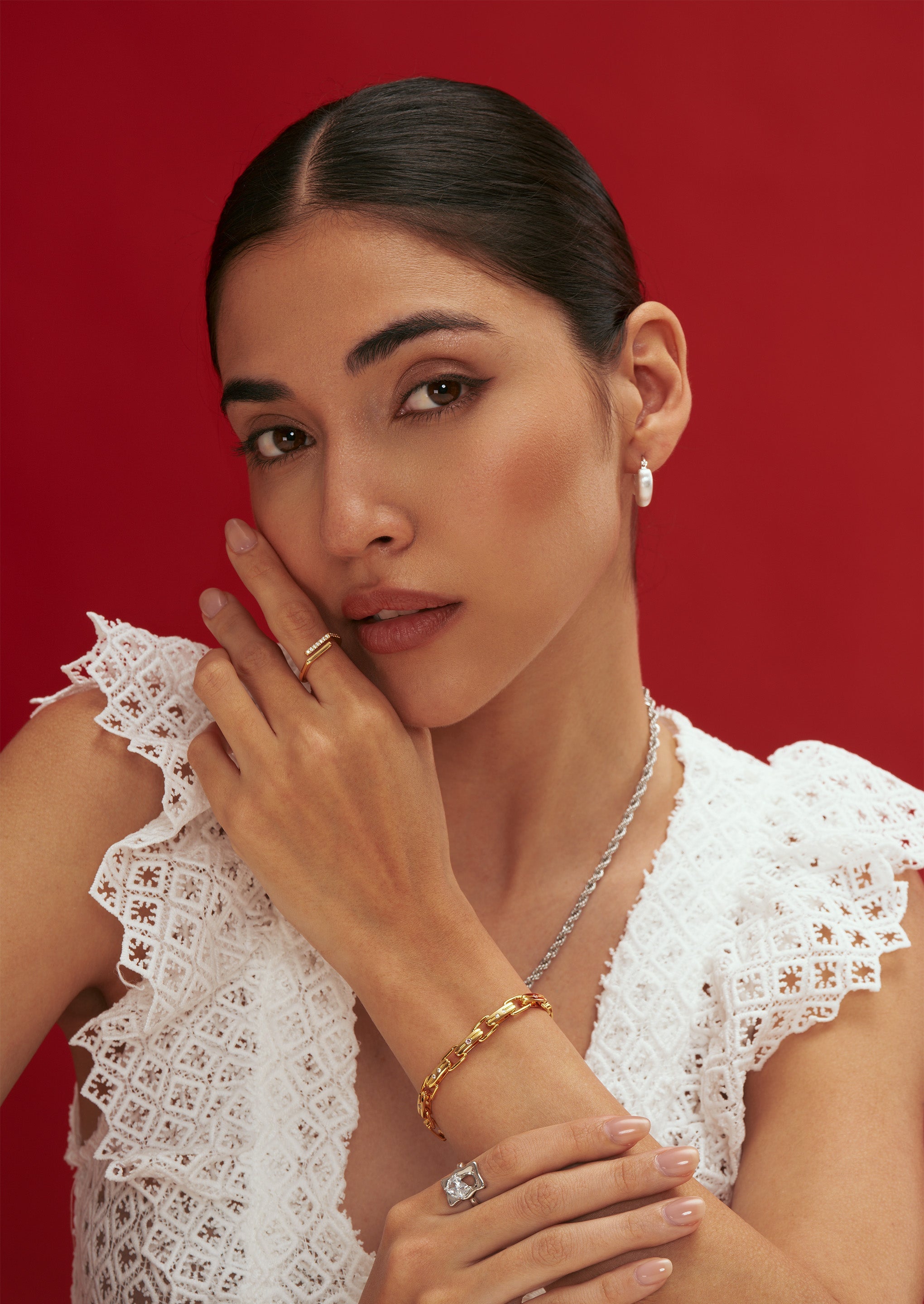 Interstellar Hinged Bracelet