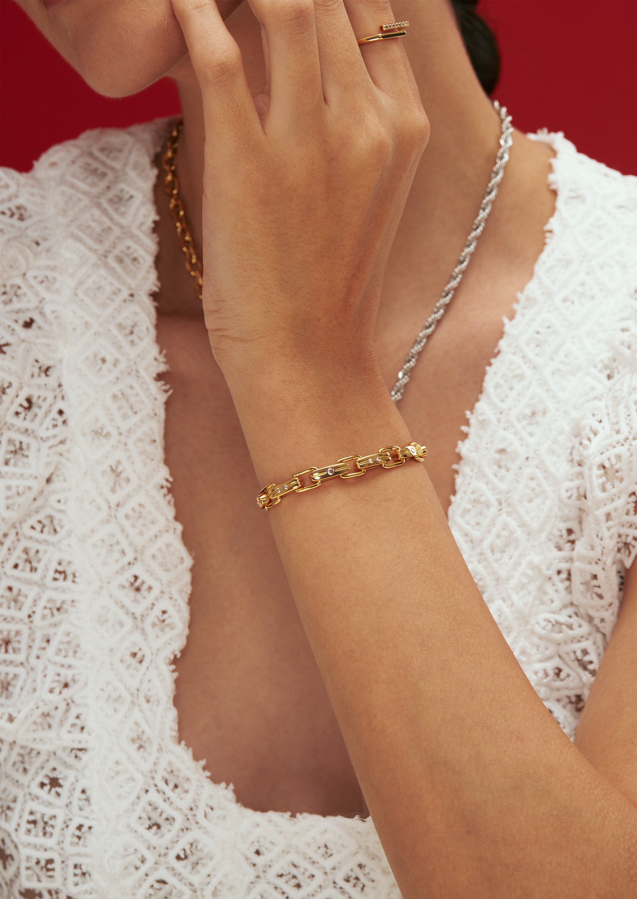 Interstellar Hinged Bracelet