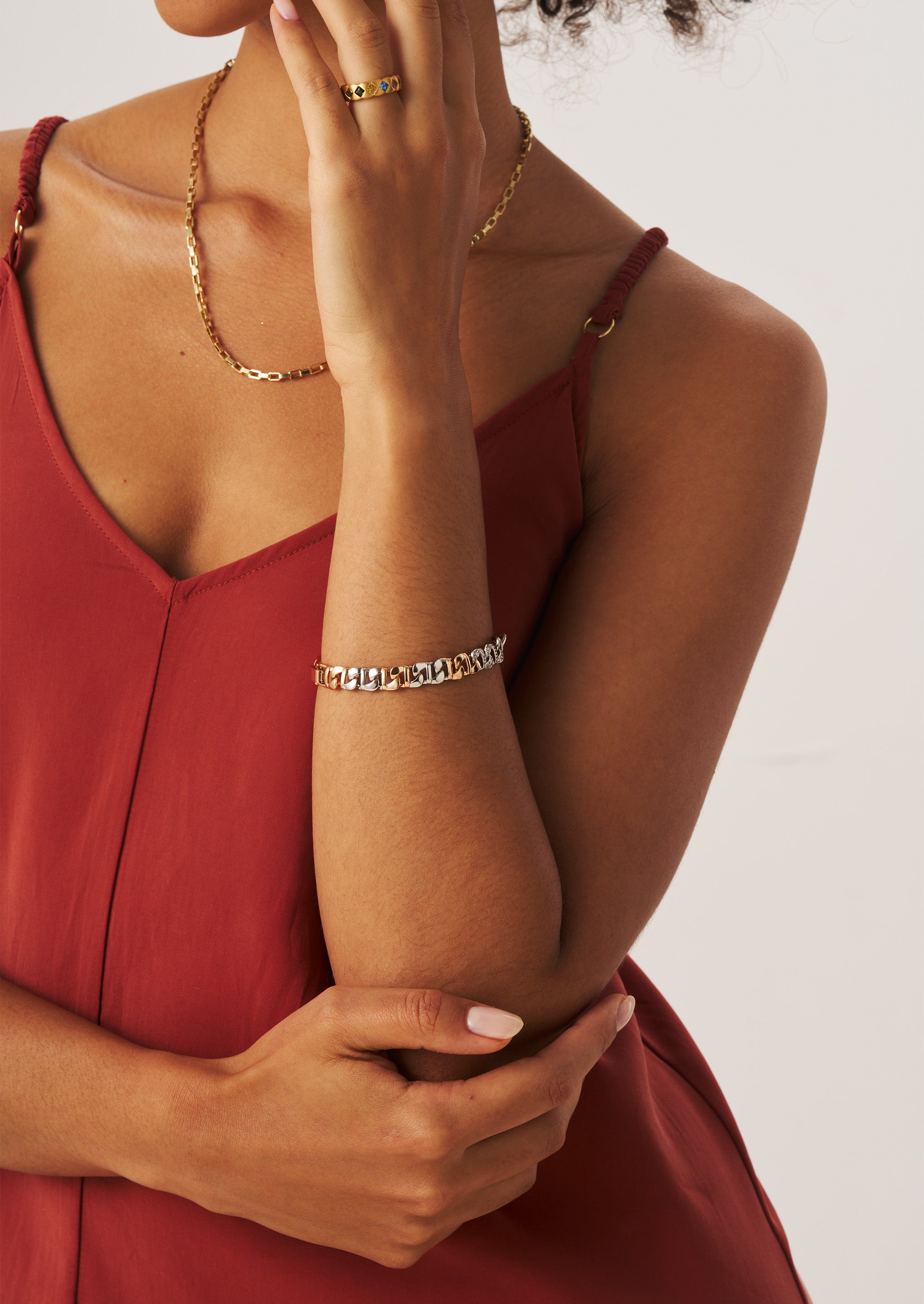 Mixed Thick Bracelet