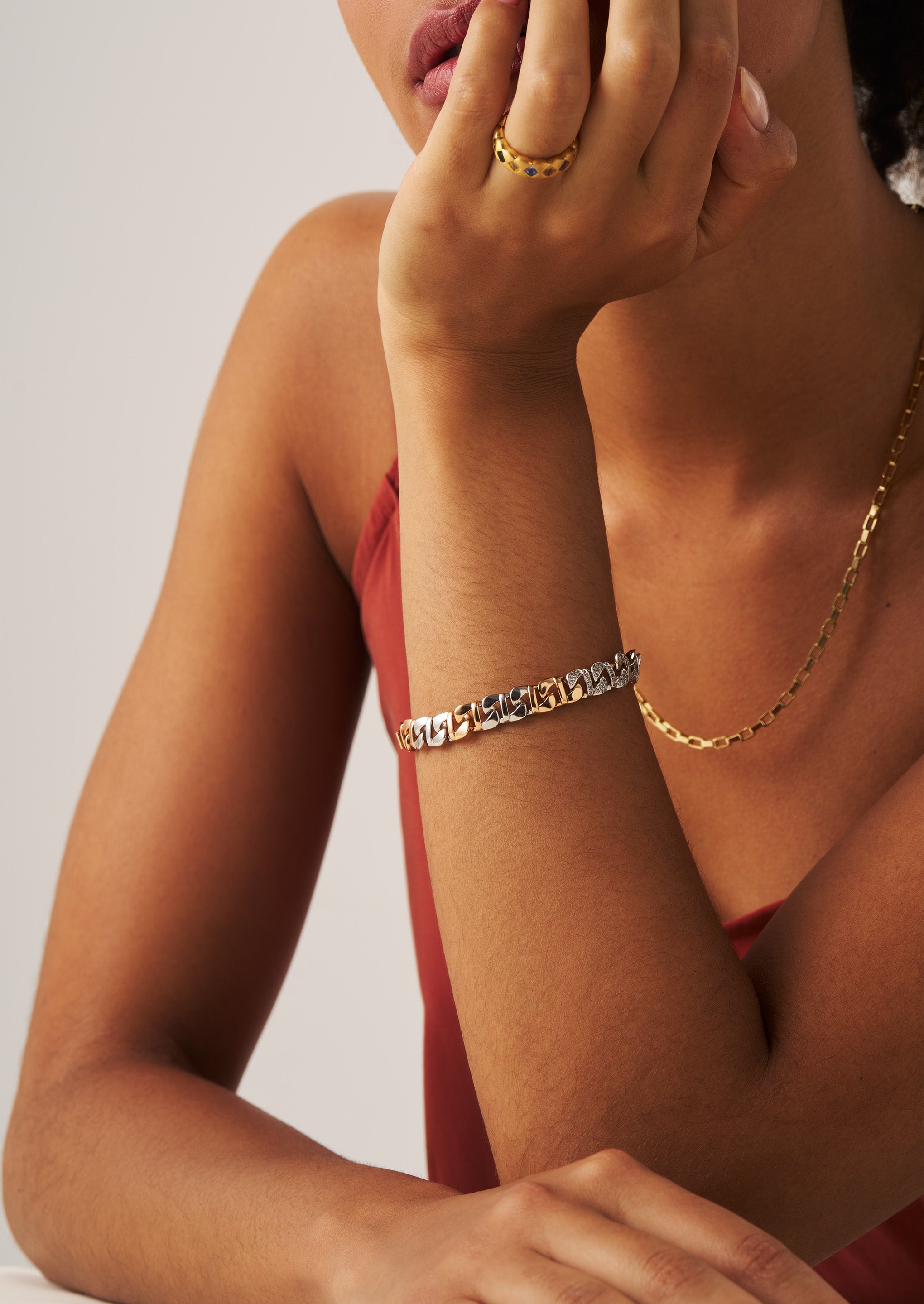 Mixed Thick Bracelet