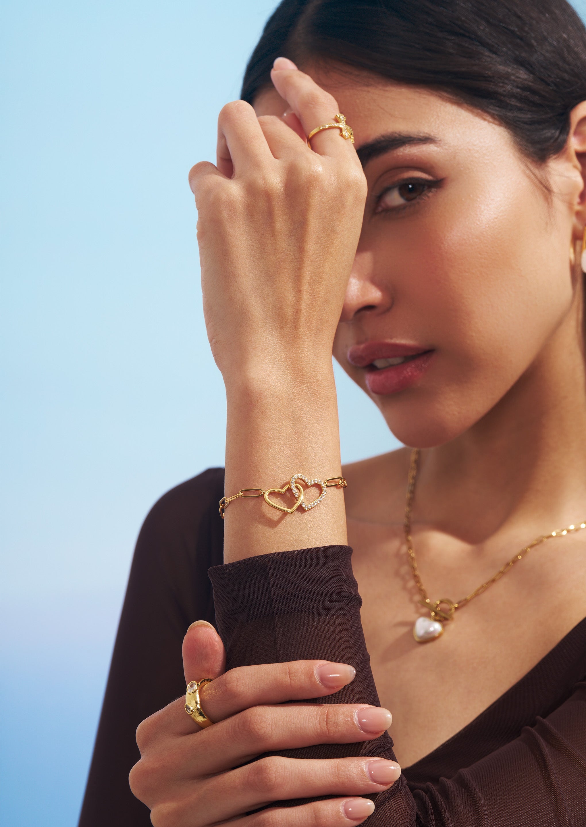 White Bliss Heart Set