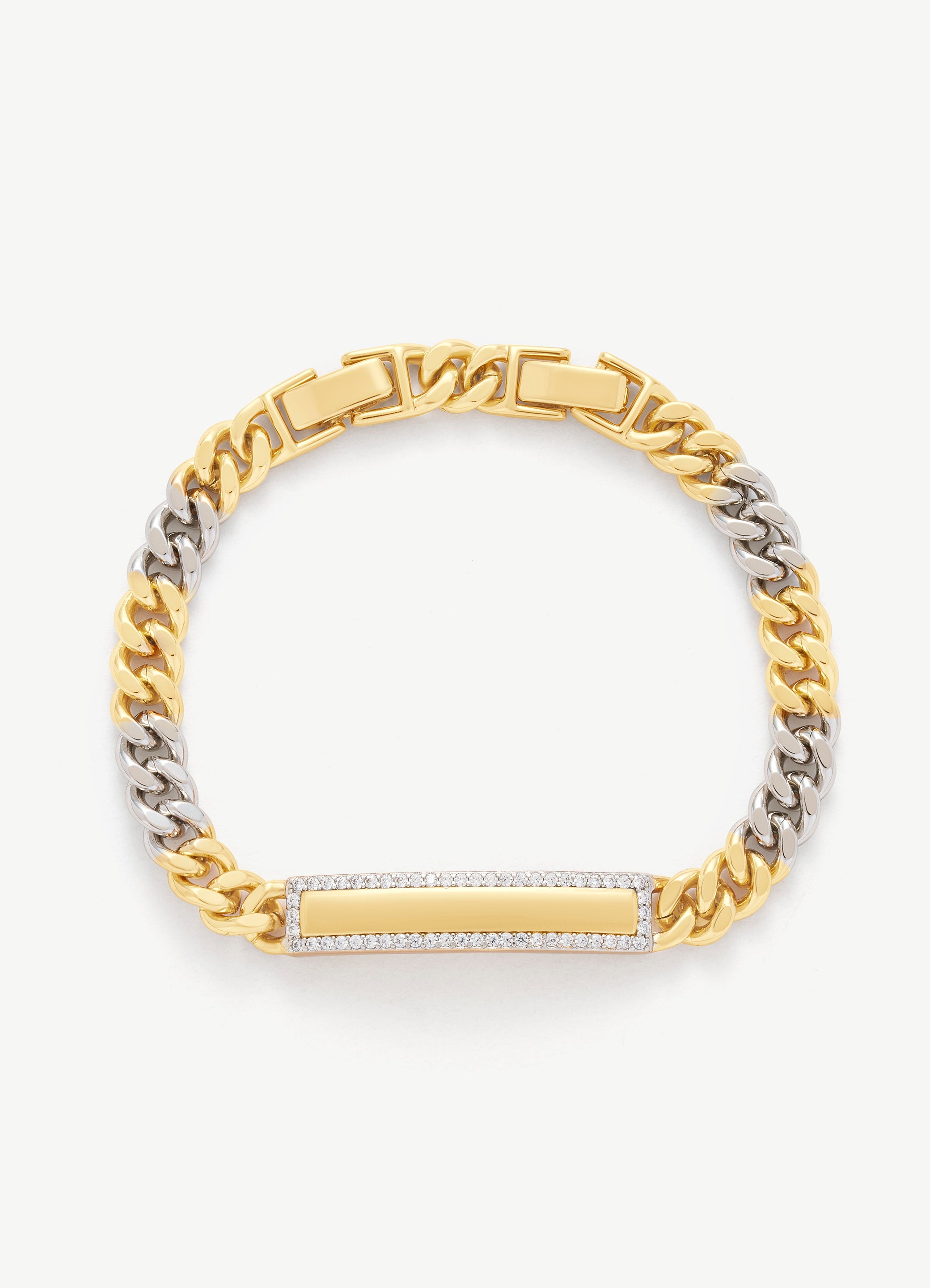 Mixed Bar Chain Bracelet